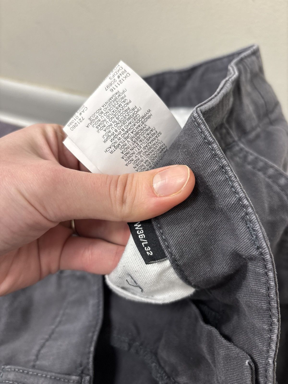 Dickies Dickies Slim Straight Fit Gray Skate Hype Pants Jeans Size US 36 / EU 52 - 12 Thumbnail