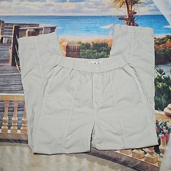 Anthropologie AMO Anthropologie Beige Cream Pants Size Small NWT Size 28" / US 6 / IT 42 - 4 Thumbnail