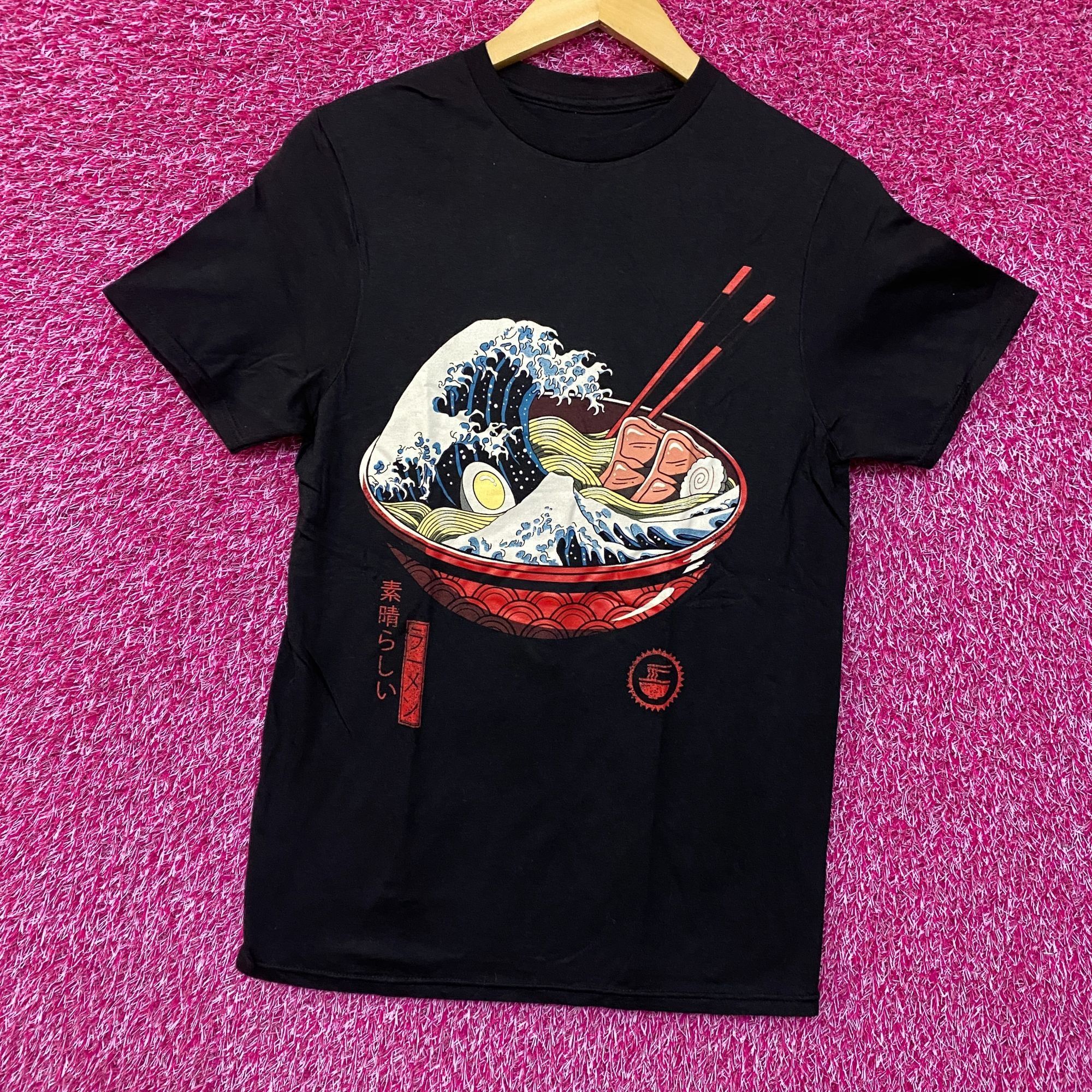 Threadless Threadless The Great Ramen Monster Wave of Kanagawa T-Shirt Size US S / EU 44-46 / 1 - 3 Thumbnail
