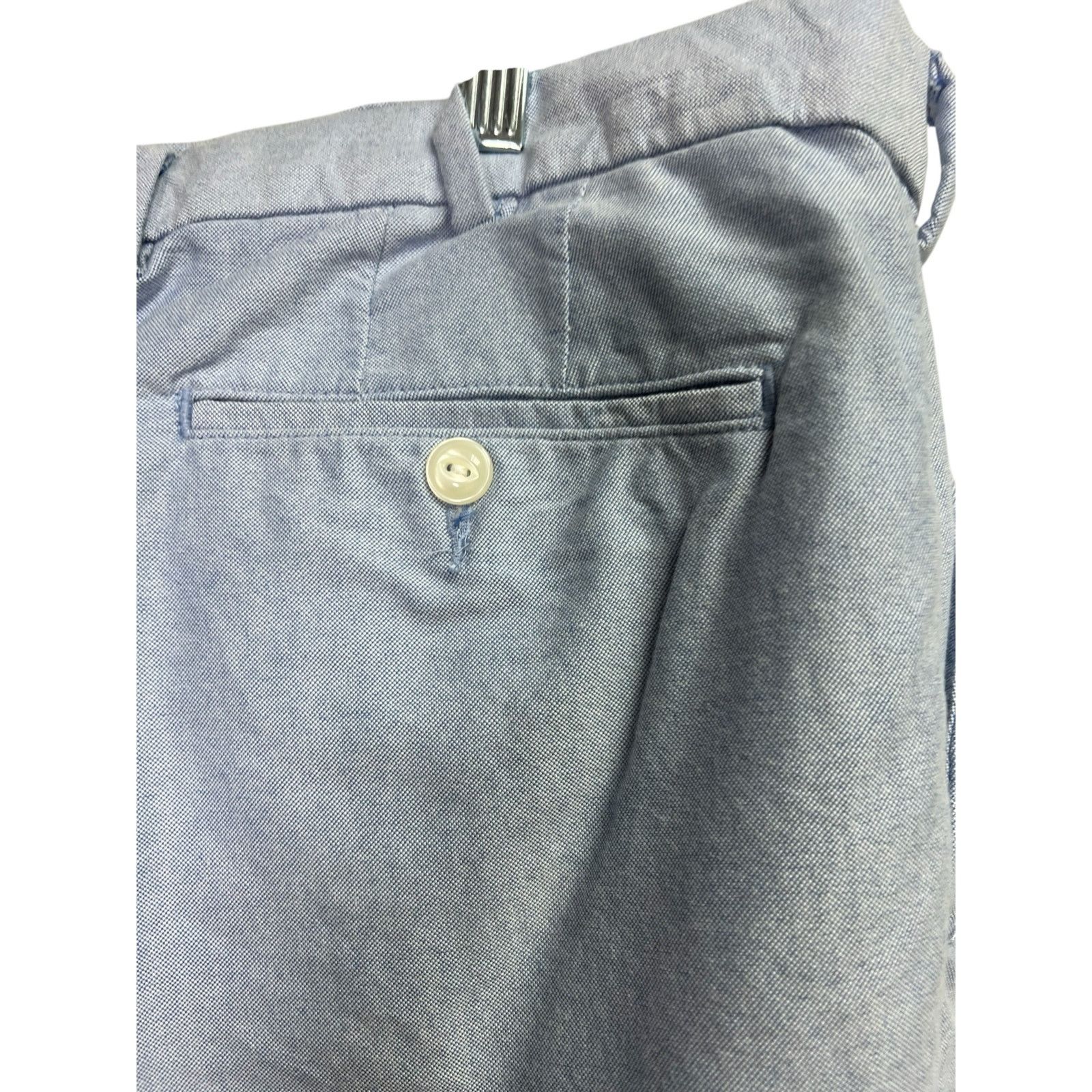 Ralph Lauren Polo by Ralph Lauren New York Light Blue Oxford Shorts Size US 38 / EU 54 - 12 Thumbnail