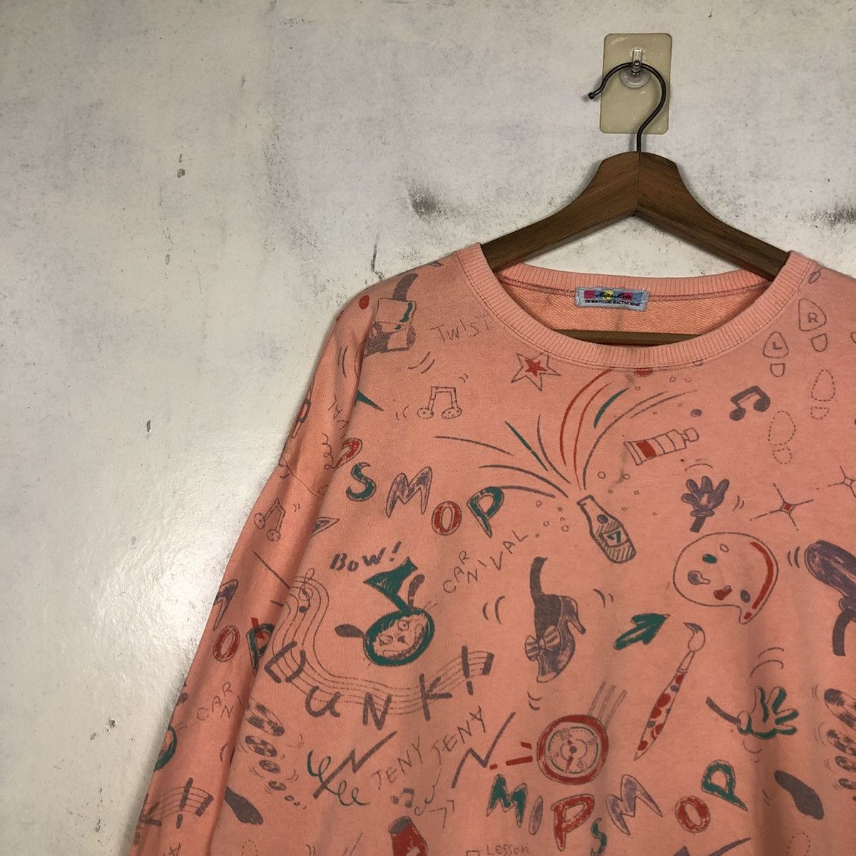 Issey Miyake 📌Vintage Sweatshirt Unbranded Full Print Issey Miyake Size US M / EU 48-50 / 2 - 9 Thumbnail