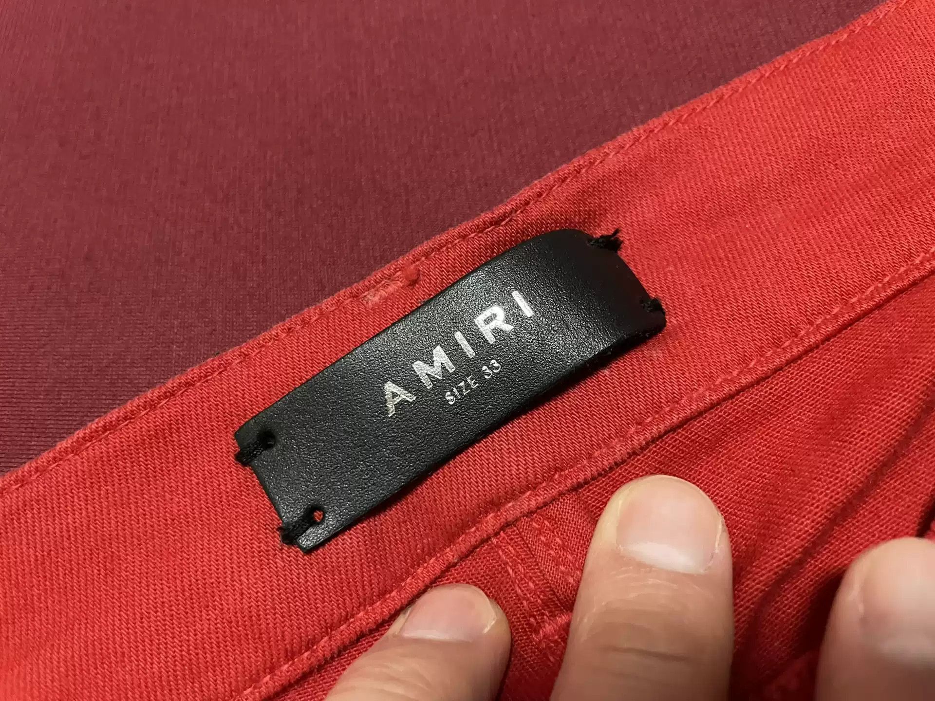 Amiri AMIRI Mx1 Trasher Red Jeans-2506 Size US 34 / EU 50 - 5 Thumbnail