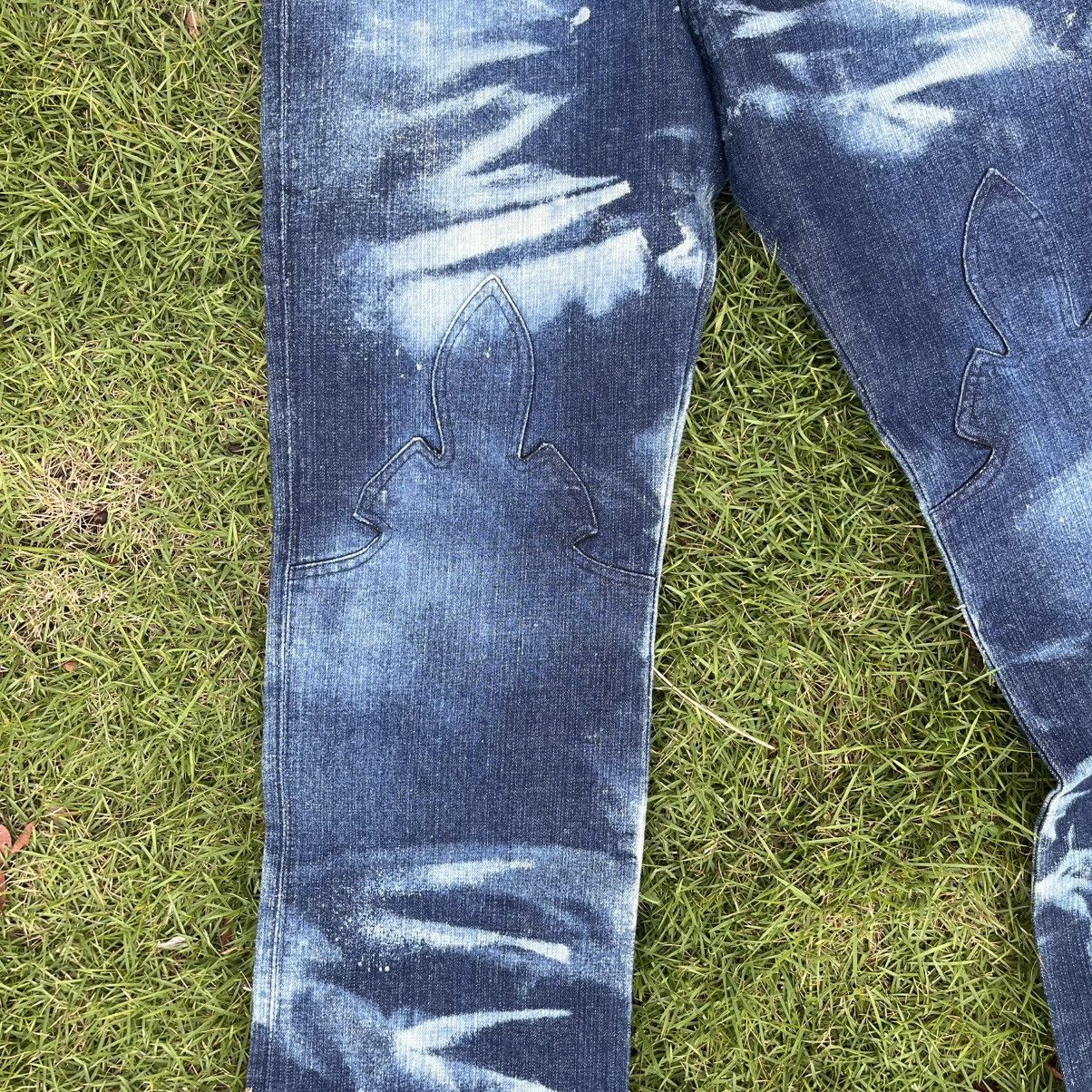 Other Rare Denim Jeans Inspired like Chrome Heart Size US 33 - 3 Thumbnail
