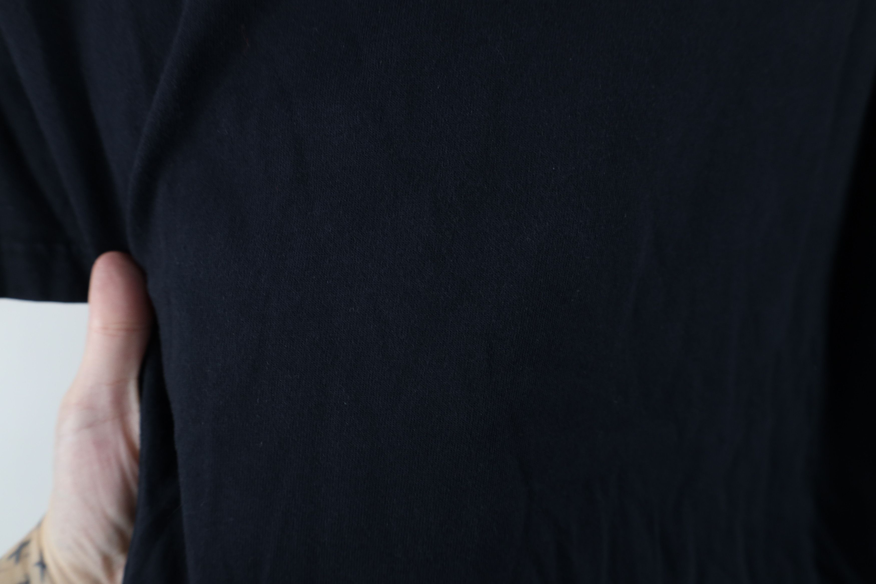Lands' End Vintage 90s Y2K Lands End Heavyweight Cotton T-Shirt Black Size US L / EU 52-54 / 3 - 5 Thumbnail