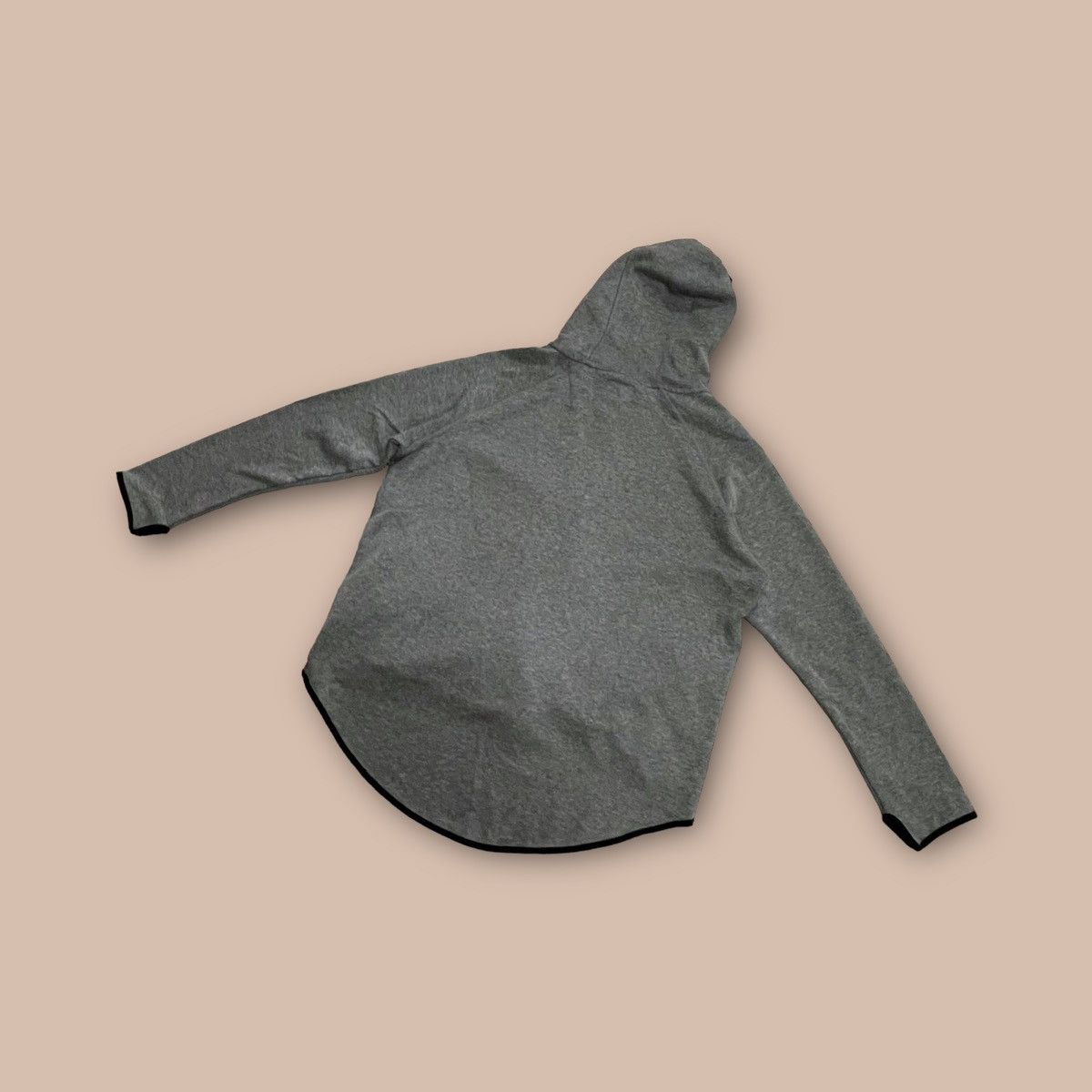 Nike Nike Tech Fleece Women's Full Zip Cape Hoodie Carbon Heather Size L / US 10 / IT 46 - 4 Thumbnail