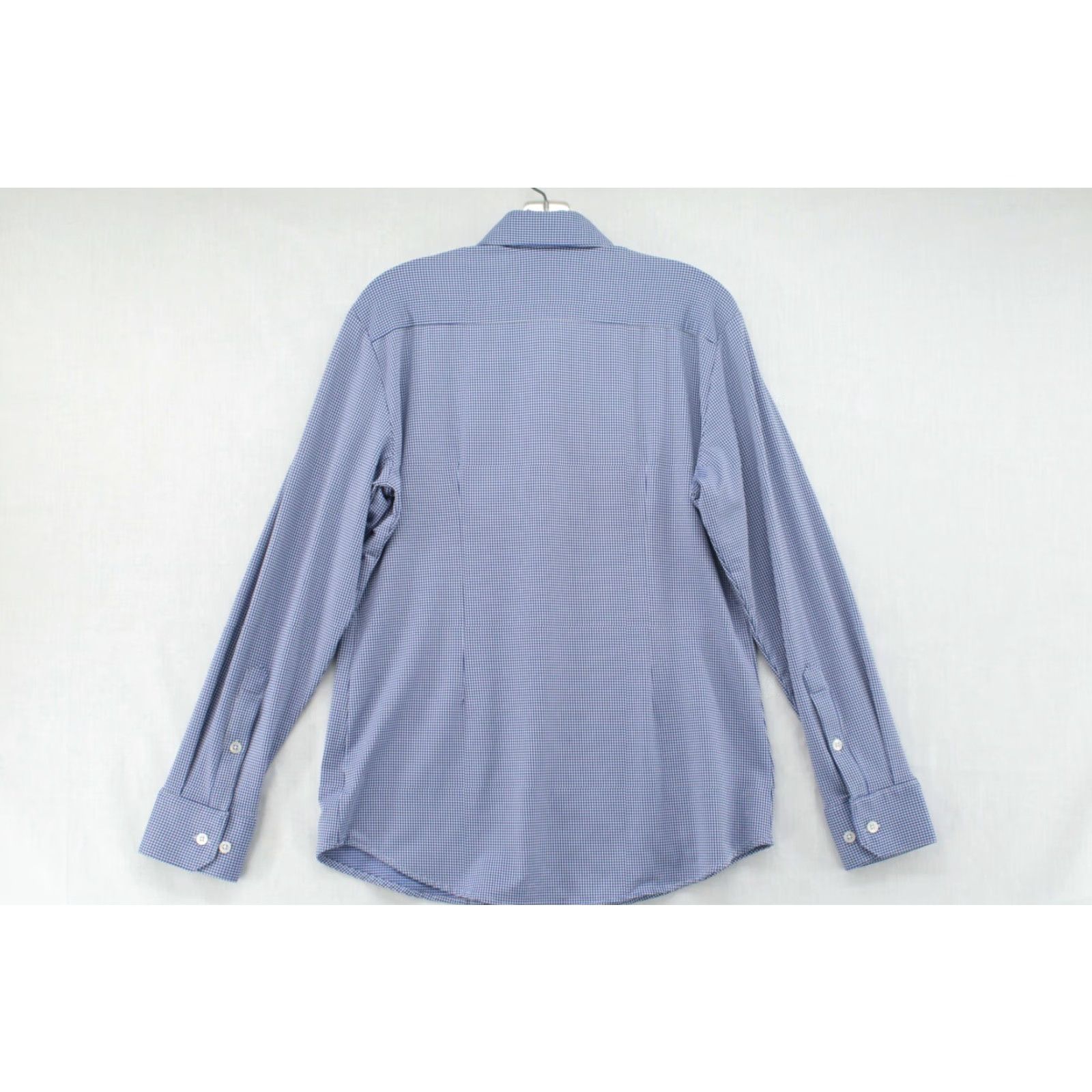 Mizzen+Main Mizzen+Main Spinnaker Shirt Mens M Blue Check Trim Fit Office Shirt Size US M / EU 48-50 / 2 - 4 Thumbnail