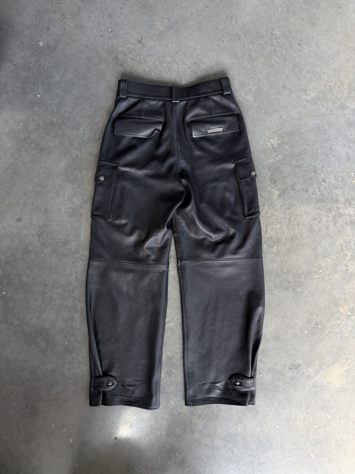 Chrome Hearts Chrome Hearts Articulated Leather Cargo Pant Baggy Devil Dog Size US 31 - 2 Thumbnail