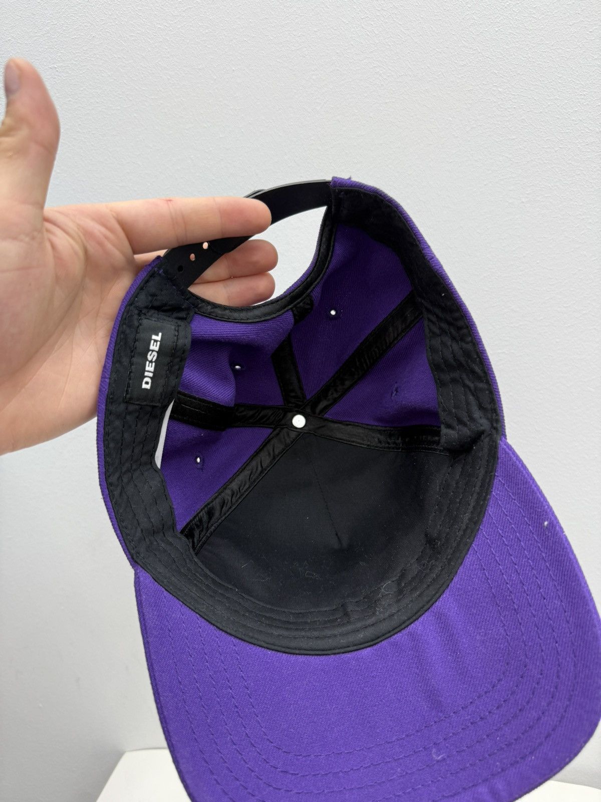 Diesel Diesel Streetwear Y2K Logo Embroidered Hat Cap Size ONE SIZE - 5 Thumbnail