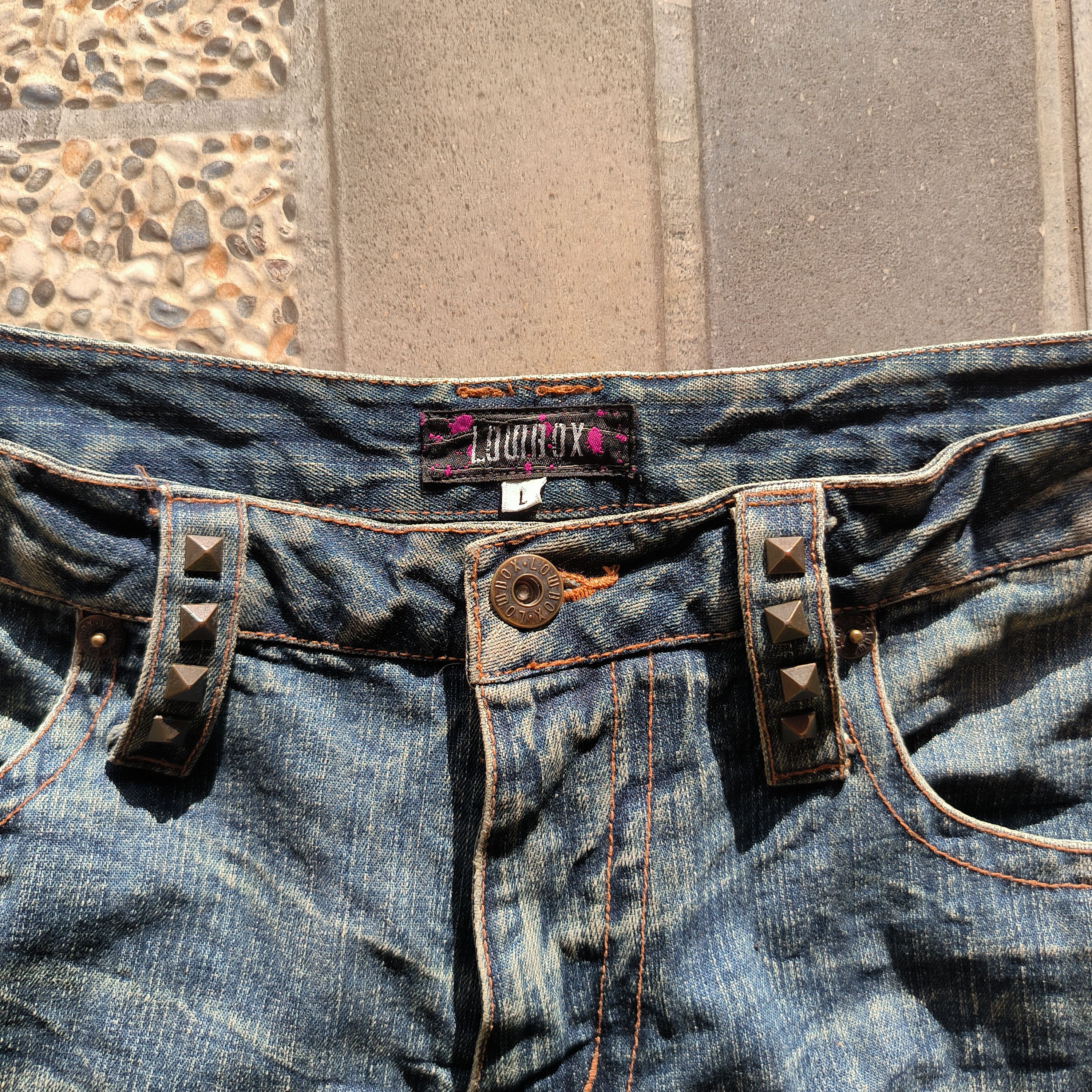 LOWBOX Vintage 2000s LOWBLOX Flared Jeans Size US 33 - 4 Thumbnail