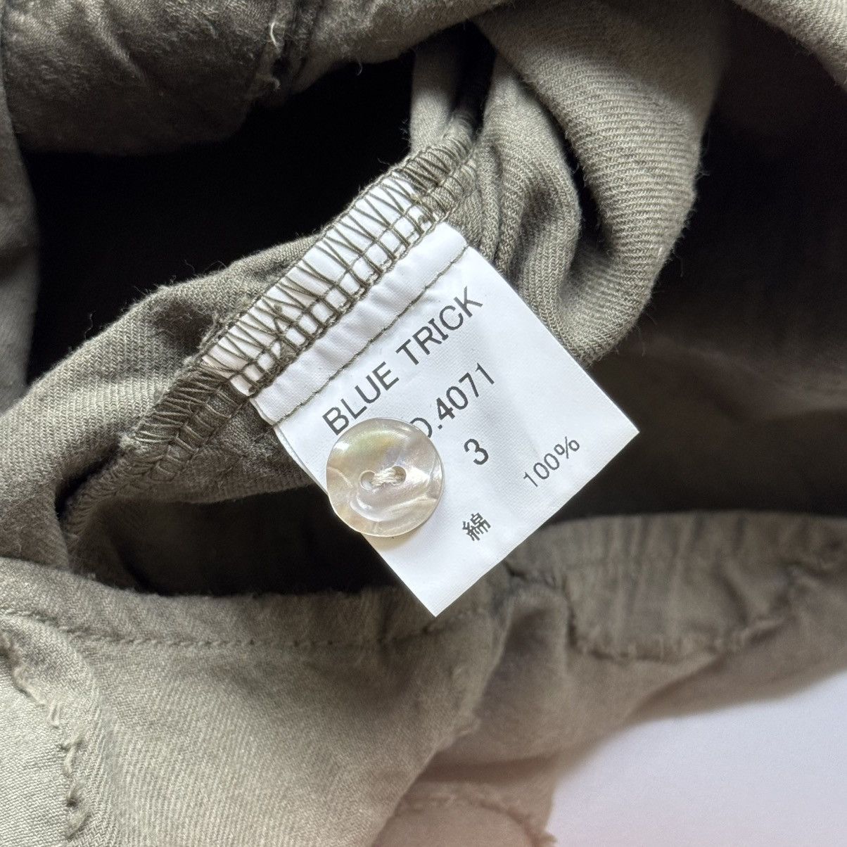 Japanese Brand Bluetrick Okayama - Punch Hole Patch Amekaji Vibes L/S Size US S / EU 44-46 / 1 - 8 Thumbnail
