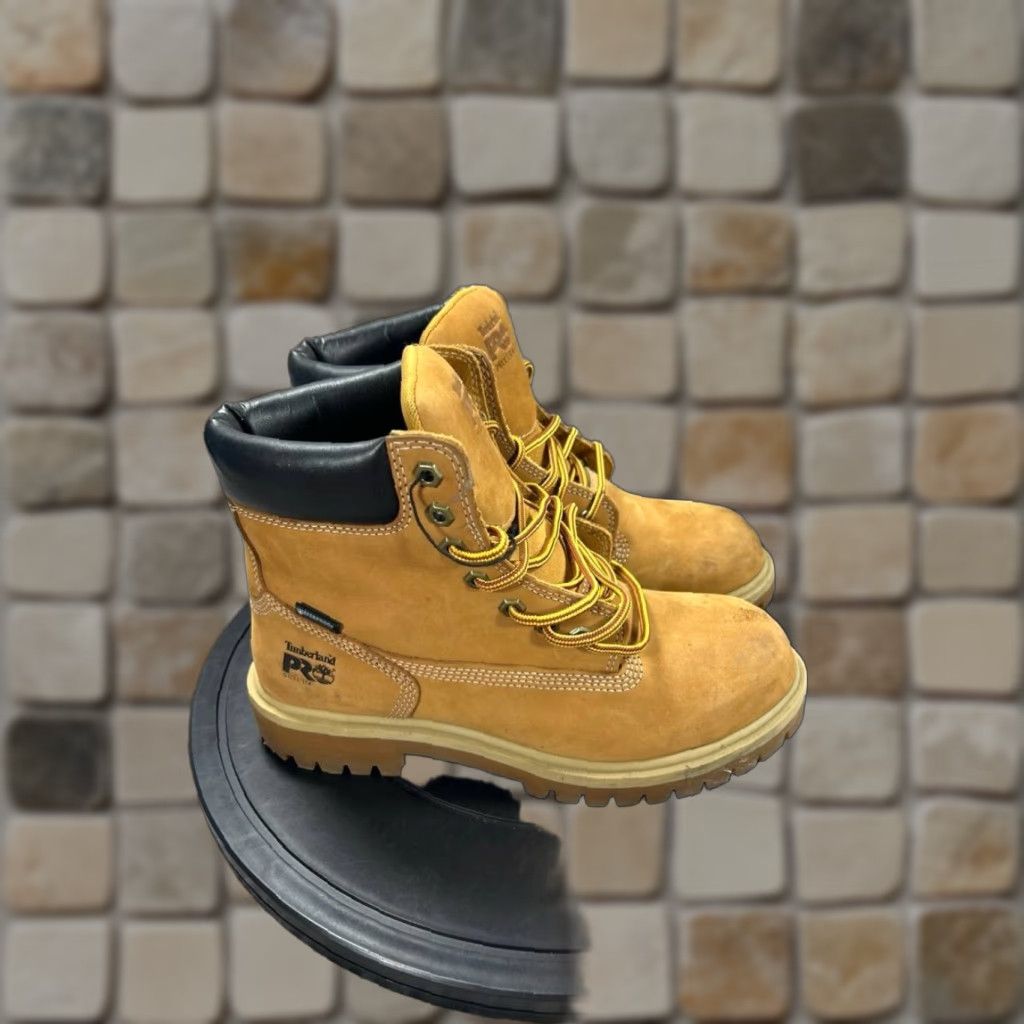Vintage Timberland Pro Women's Work Boots Size M Nubuck
