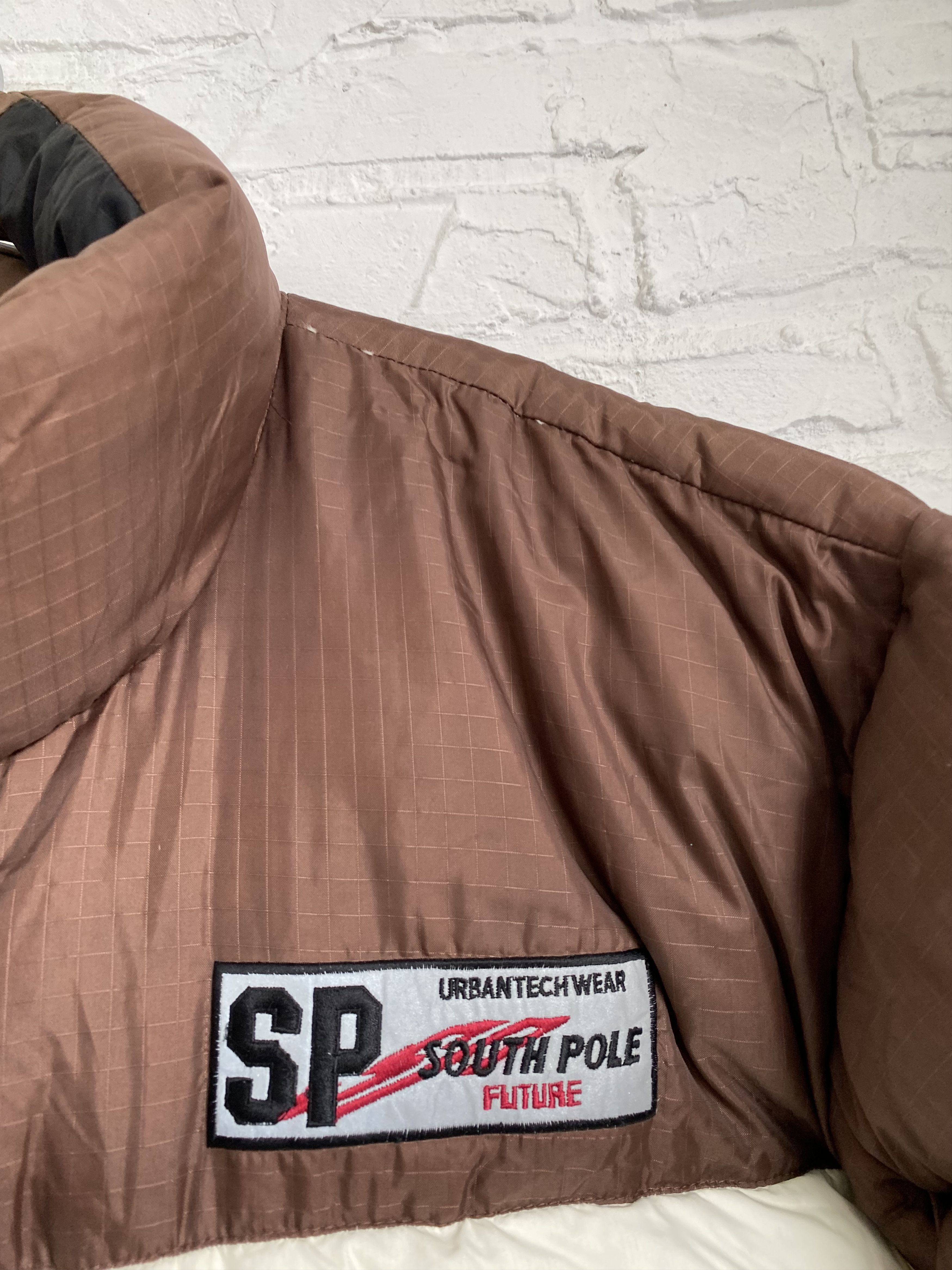 Southpole Vintage 90s South Pole Multi Tech puffer Down Jacket Size US XXL / EU 58 / 5 - 5 Thumbnail