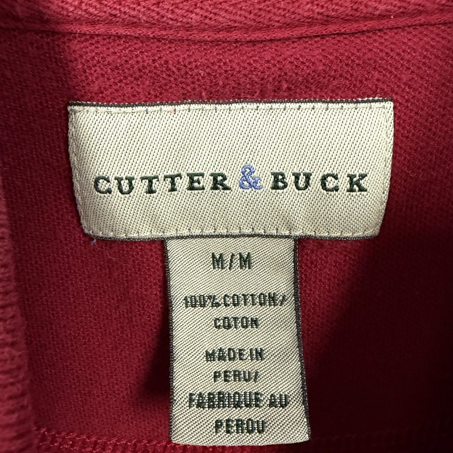 Cutter & Buck Cutter & Buck Polo Shirt Mens M Red Striped Long Sleeve Coastal Grandpacore Y2K Size US M / EU 48-50 / 2 - 5 Thumbnail