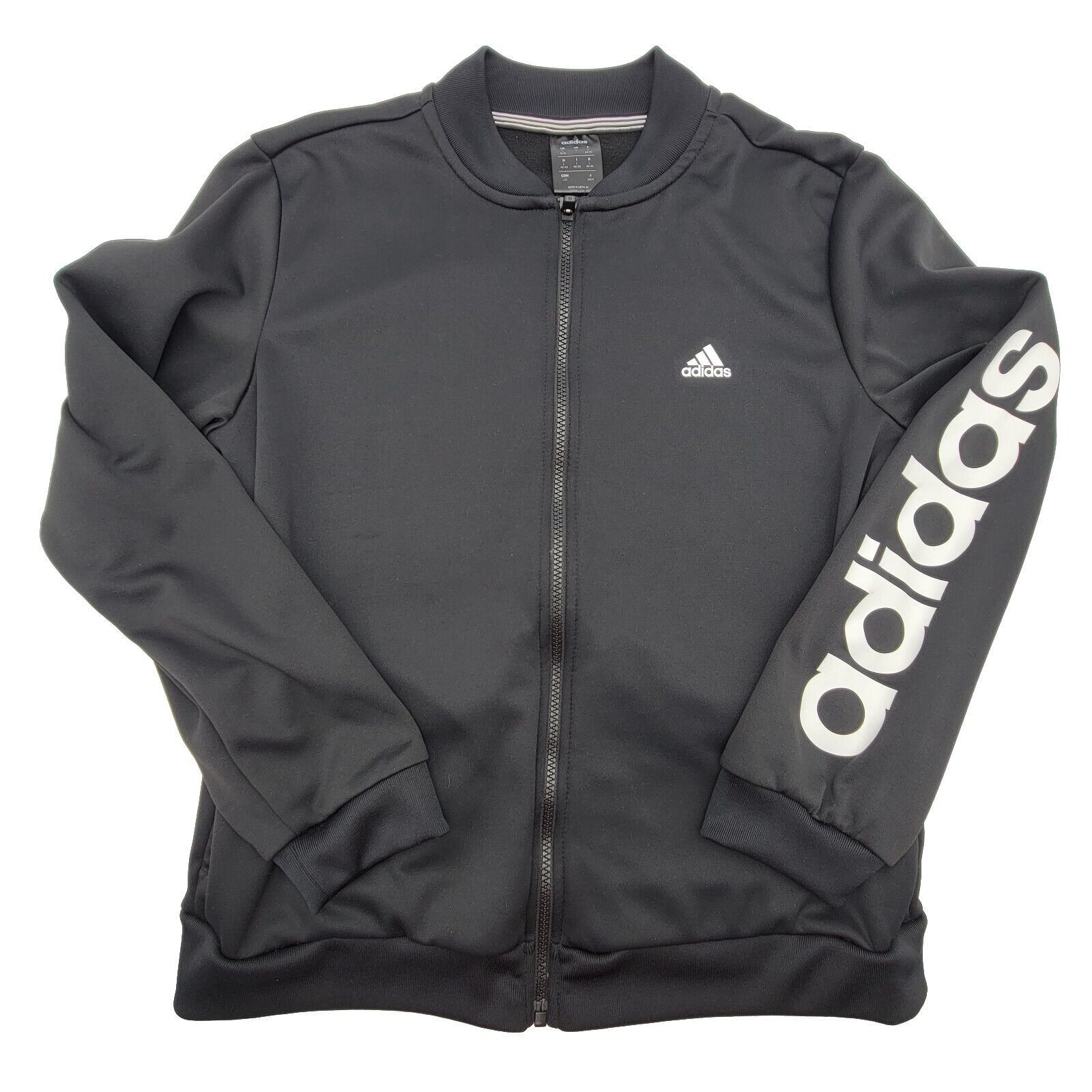 Adidas Adidas Black Zip Up Sweater Jacket Women’s Climawarm Sz L Size L / US 10 / IT 46 - 1 Thumbnail