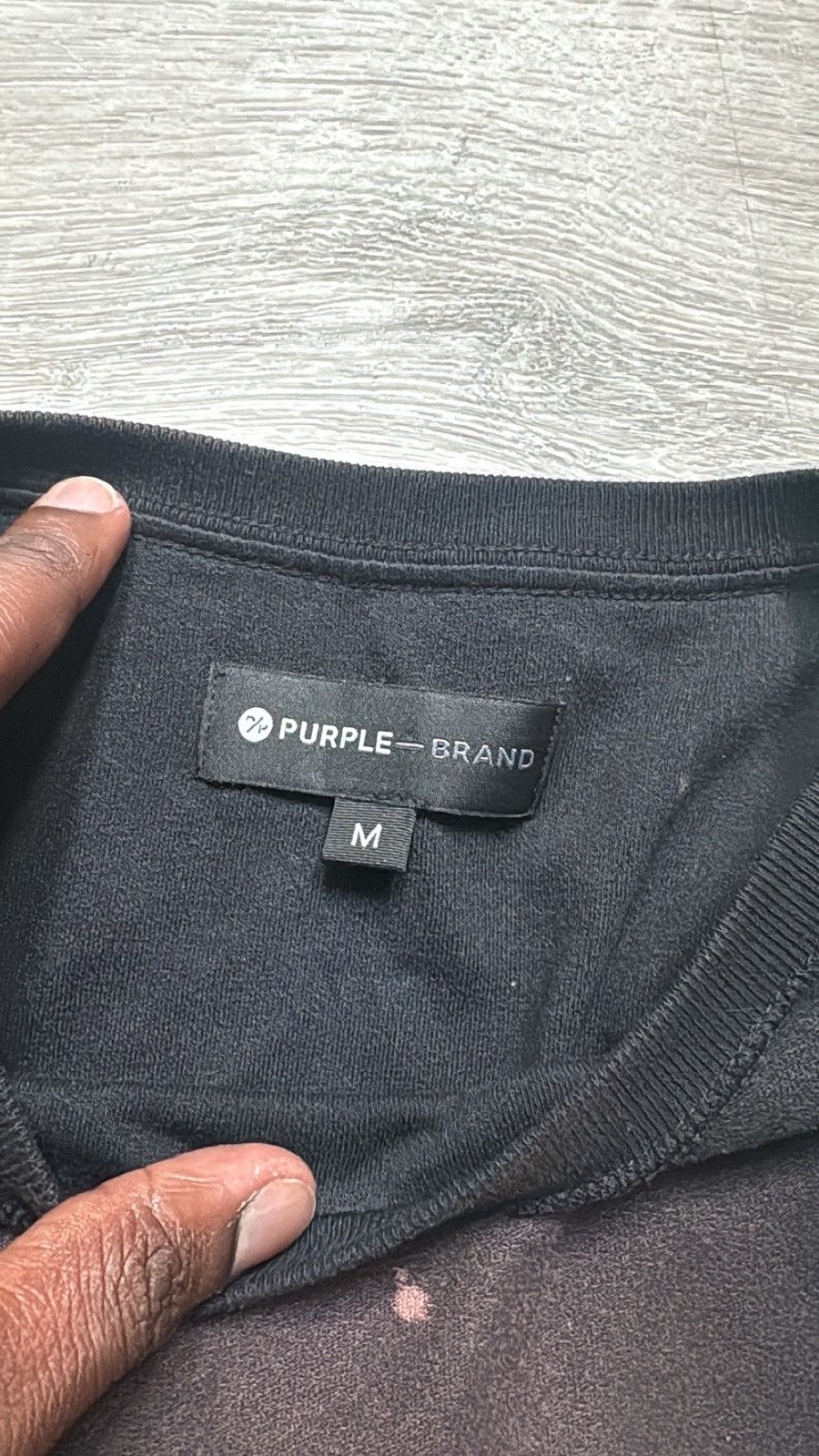 Purple Brand Purple brand texture tee Size US M / EU 48-50 / 2 - 2 Thumbnail