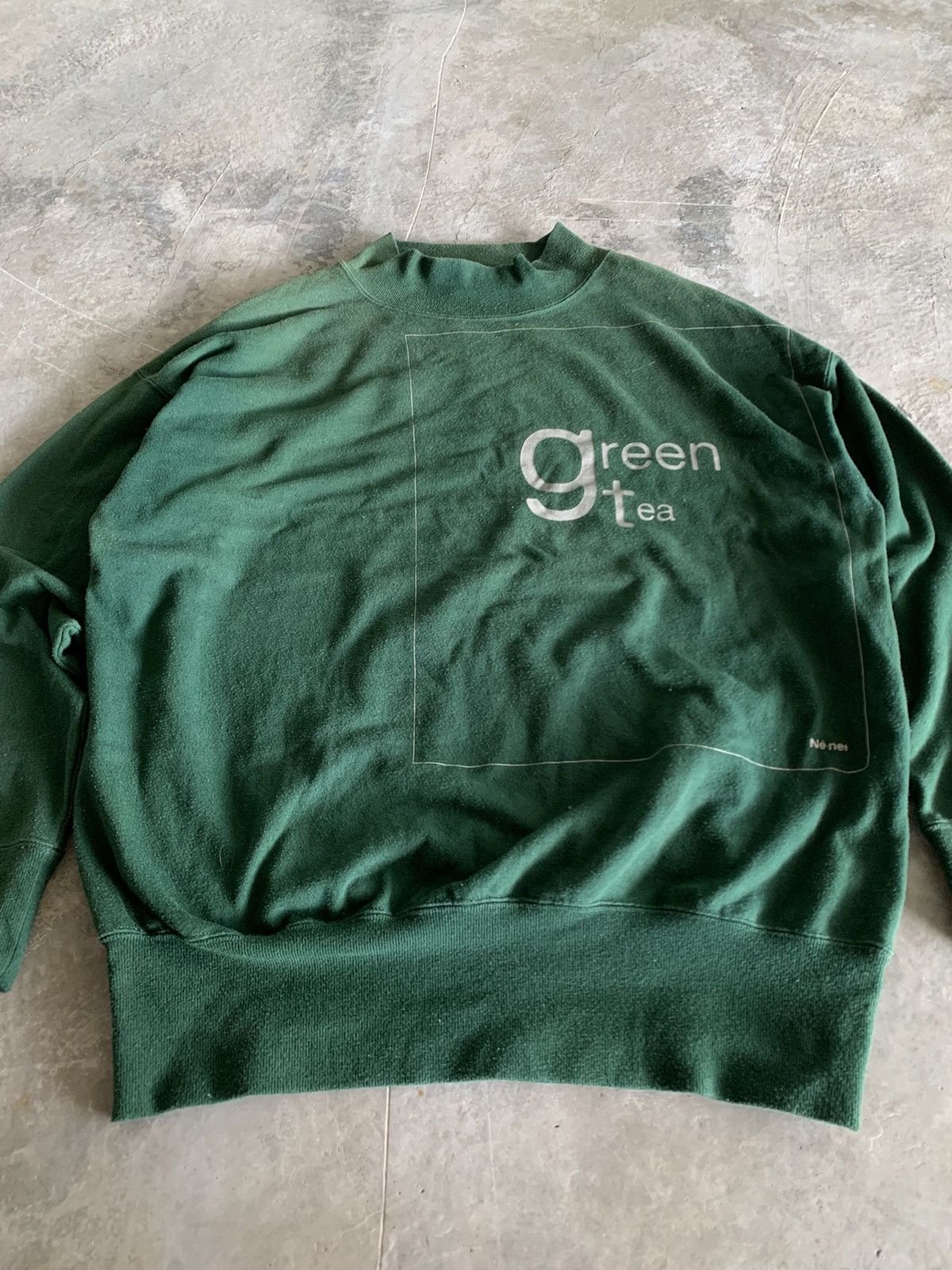 Issey Miyake Ne-net green tea sweatshirt neat design Size US XL / EU 56 / 4 - 3 Thumbnail