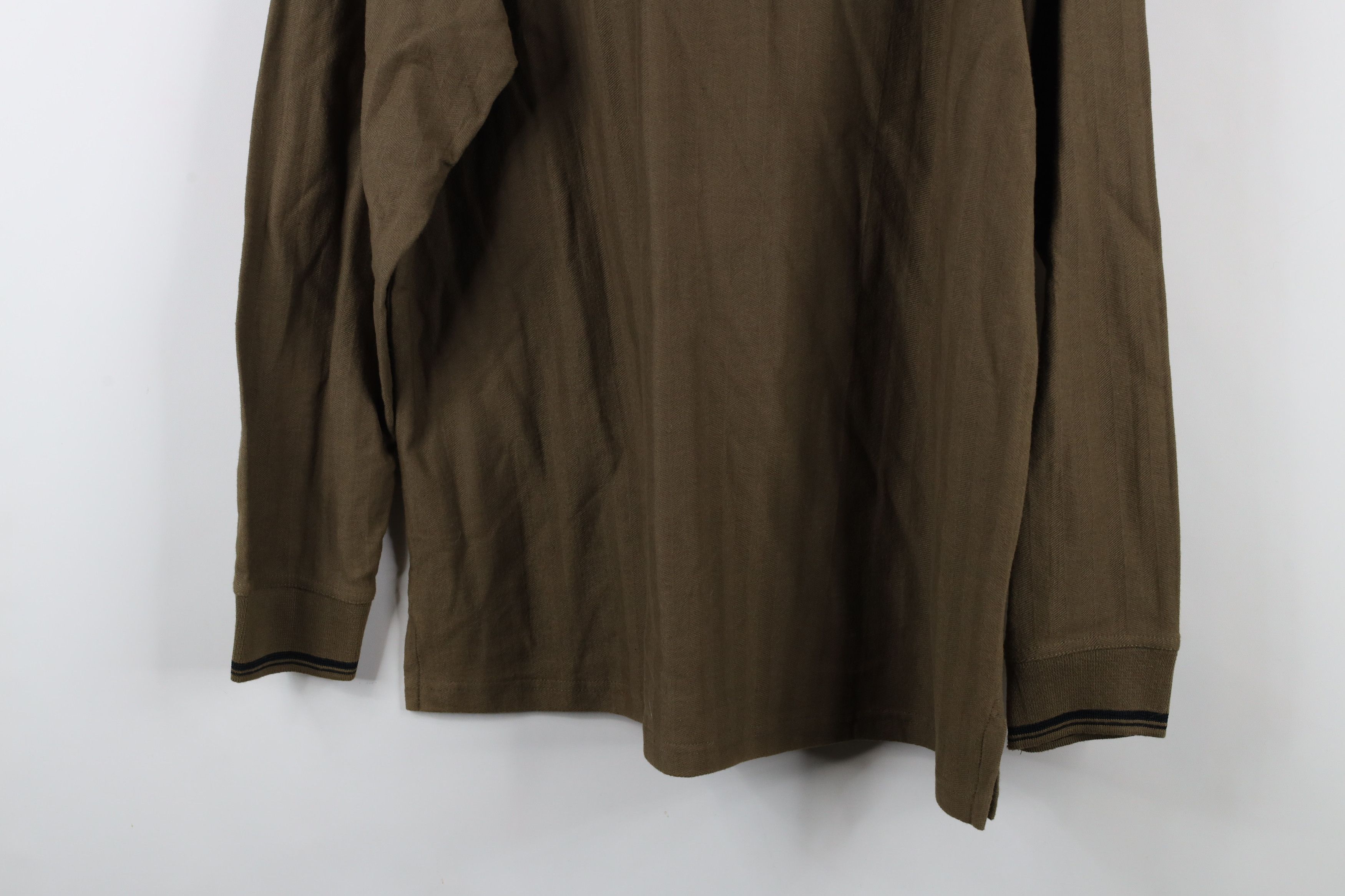 Calvin Klein × Vintage Deadstock Vintage 90s Calvin Klein Long Sleeve Polo Size US M / EU 48-50 / 2 - 12 Thumbnail