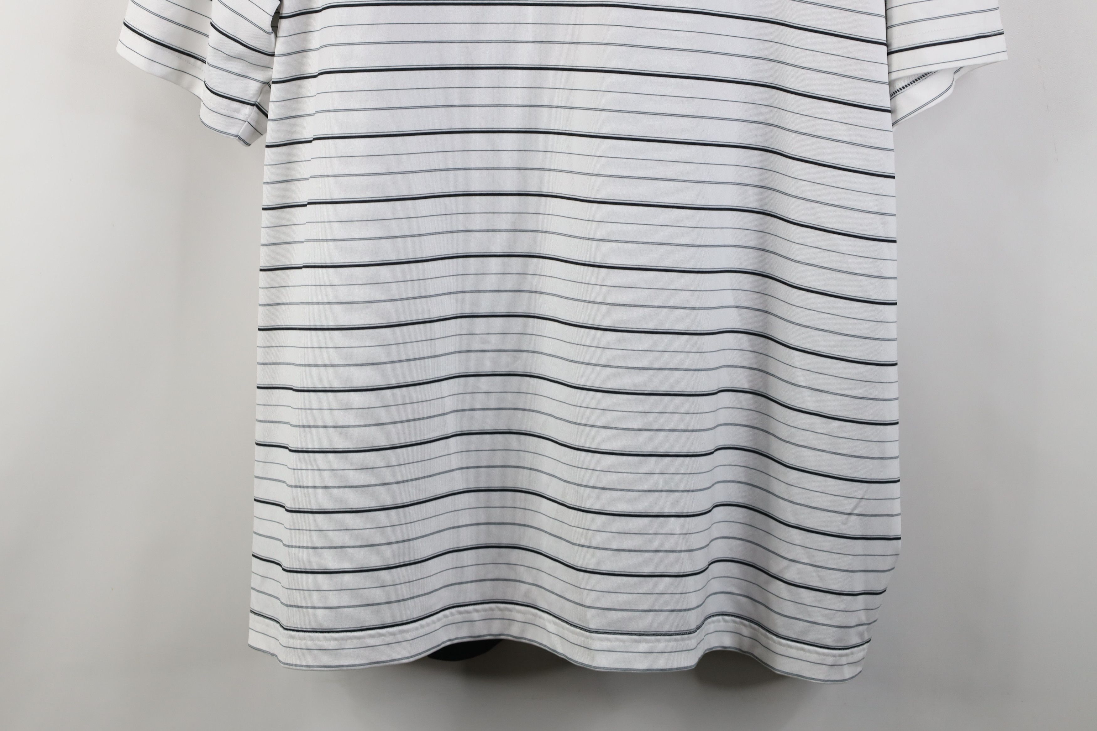 Adidas Vintage Adidas Golf Club Striped Vented Golfing Polo Shirt Size US XXL / EU 58 / 5 - 3 Thumbnail