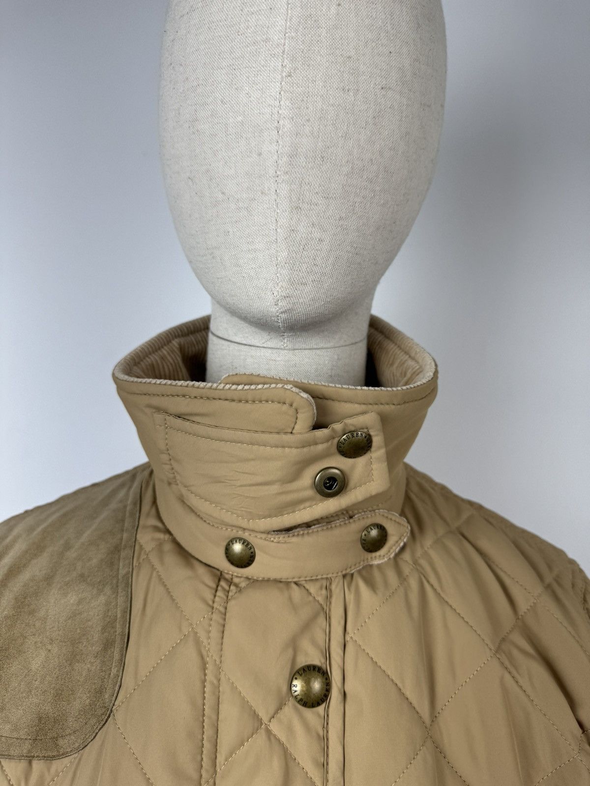 Lauren Ralph Lauren × Vintage Women’s Vintage Lauren Ralph Lauren Hunting Quilt Jacket Size L / US 10 / IT 46 - 5 Thumbnail