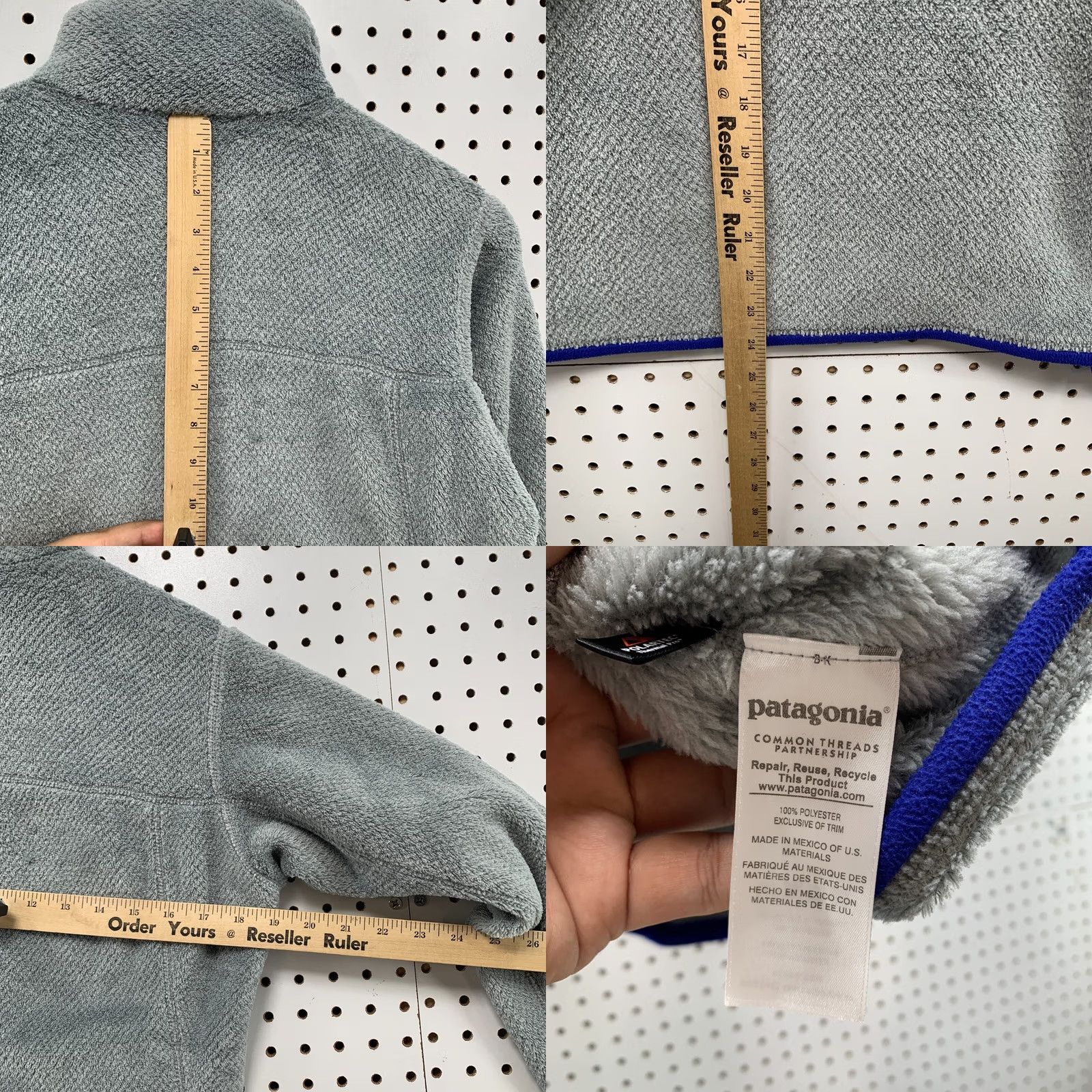 Patagonia Patagonia Shirt Womens M Gray Tool Snap Pullover Jacket Sweatshirt 19x24 Size M / US 6-8 / IT 42-44 - 9 Thumbnail