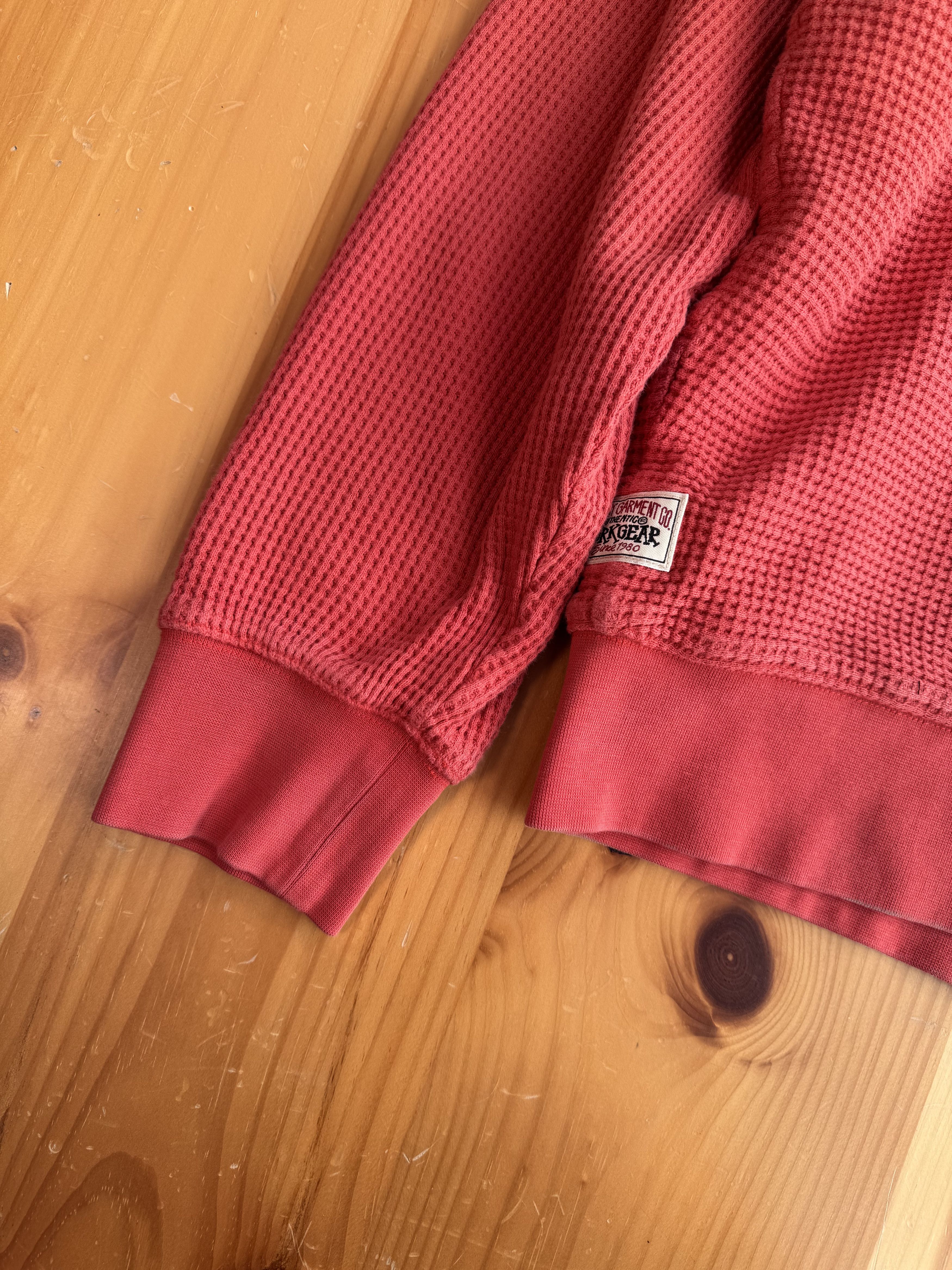 Stussy Stussy Double Layer Waffle Hoodie WORK Size US L / EU 52-54 / 3 - 10 Thumbnail