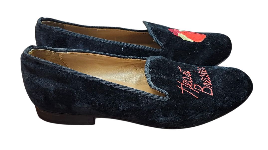 Bedwin & The Heartbreakers Velvet SMOKING SHOE HEARTBREAKER smoking shoes Loafers Size US 8 / IT 38 - 5 Thumbnail