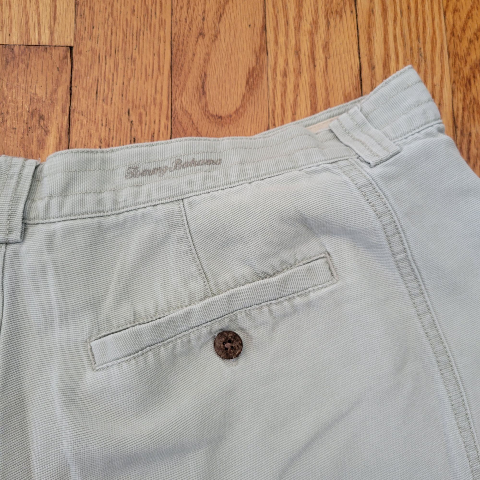 Tommy Bahama Tommy Bahama Cargo Shorts 38 Cream Lightweight Summer Beach Size US 38 / EU 54 - 7 Thumbnail