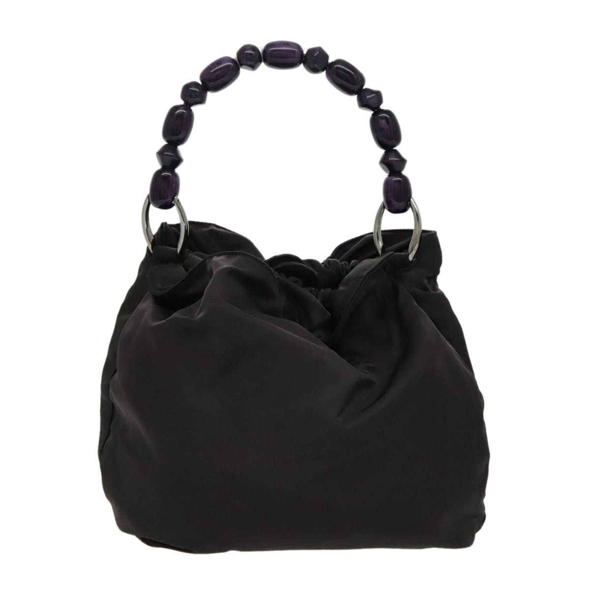 Dior DIOR Maris Pearl Hand Bag Nylon Purple Silver Size ONE SIZE - 3 Thumbnail