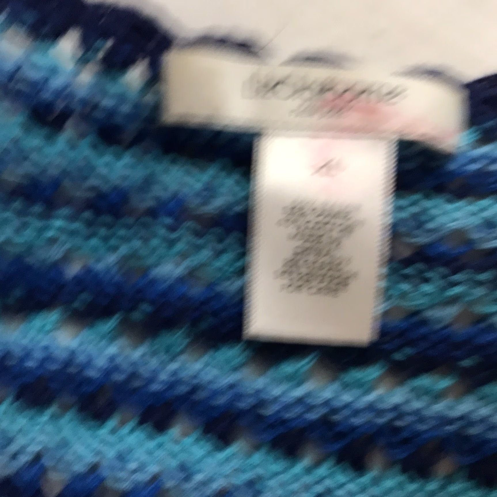 Liz Claiborne VINTAGE Liz Claiborne Women's Crochet Shrug 90s Open-Knit Cotton Ramie Lightweight Blue XL Size XL / US 12-14 / IT 48-50 - 6 Thumbnail