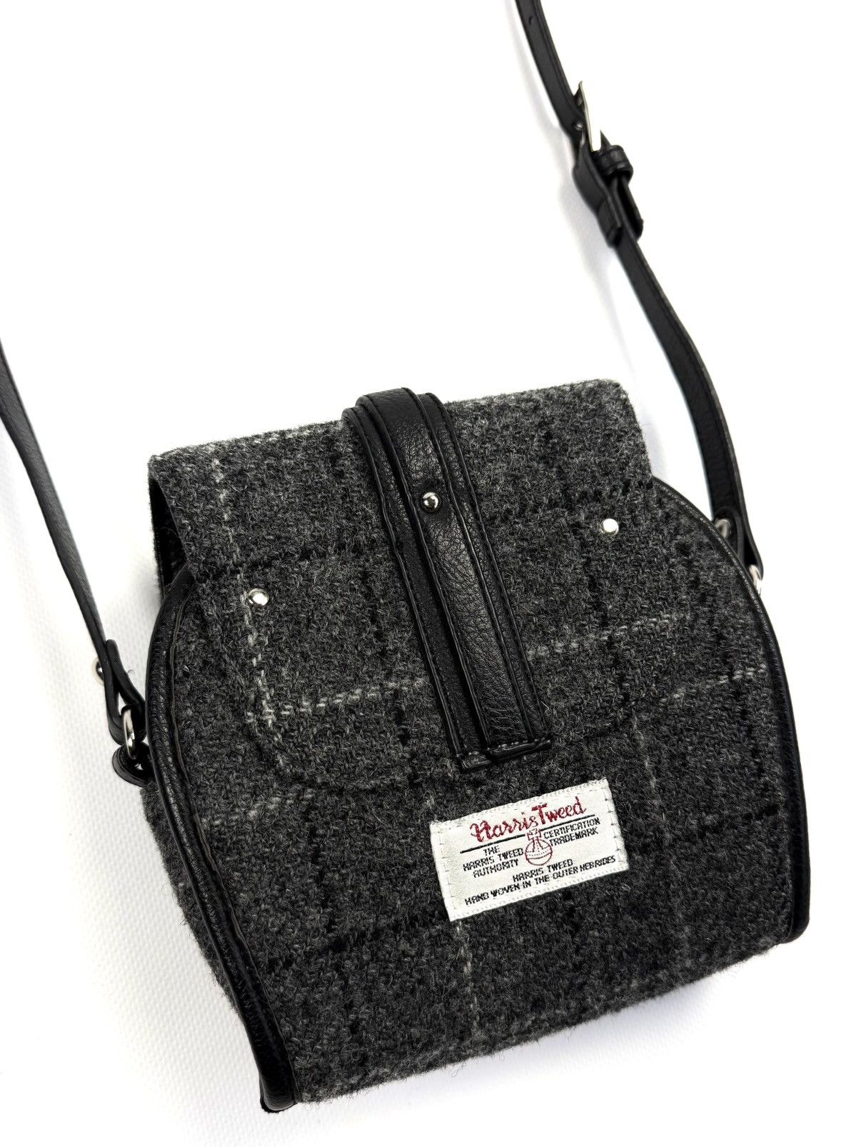 Harris Tweed Harris Tweed x Glen Appin Scotland Plaid Tweed Crossbody Bag Size ONE SIZE - 12 Thumbnail