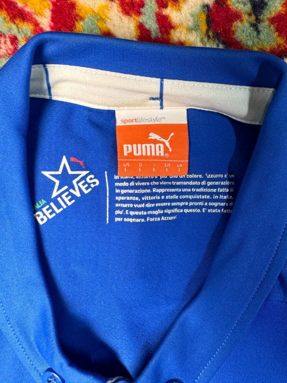 Puma ITALY 2014 HOME FOOTBALL SHIRT SOCCER JERSEY PUMA Size US L / EU 52-54 / 3 - 3 Thumbnail