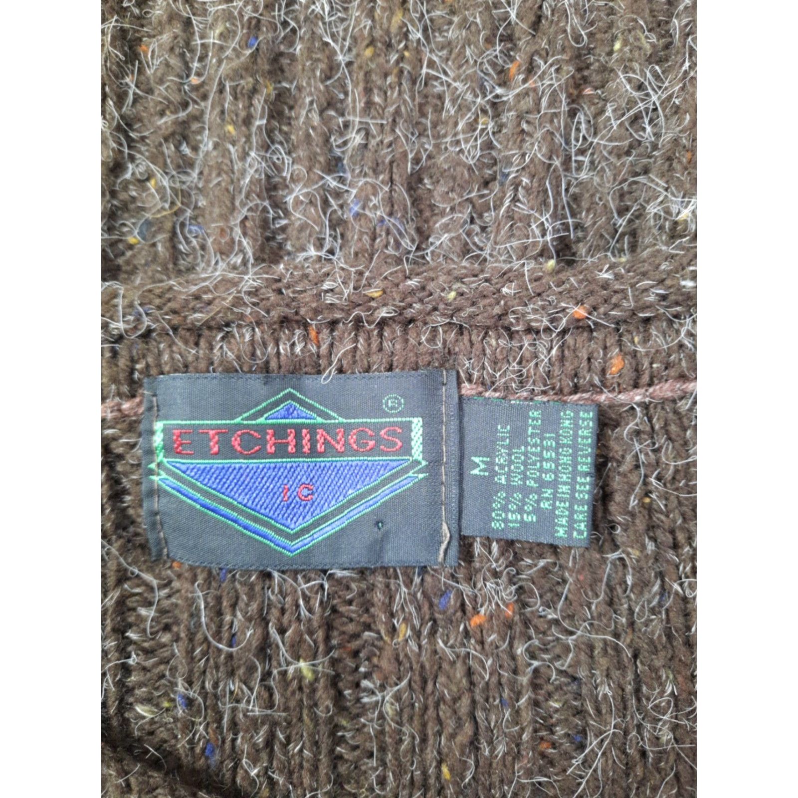 Vintage Vintage 90's Etchings Men's Wool Crewneck Sweater Medium Brown S6M User: Vintage 90's Etchings Men's Wool Crewneck Sweater Medium Brown S6M Size US M / EU 48-50 / 2 - 2 Thumbnail