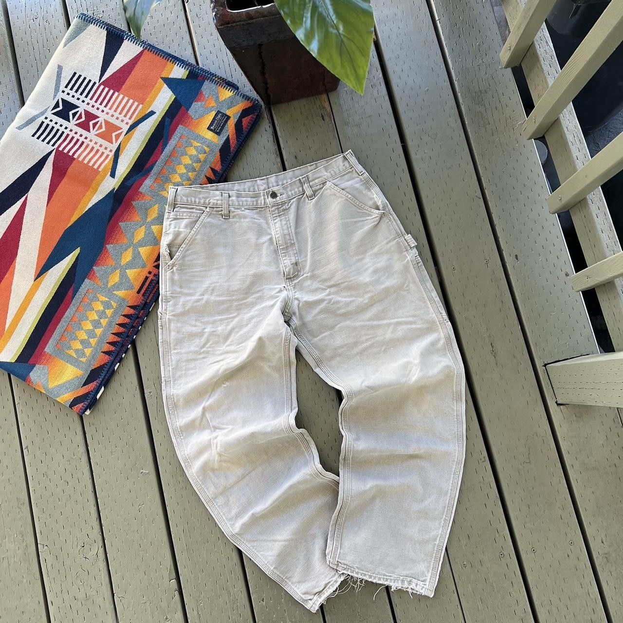 Carhartt Carhartt Pants Men Carpenter Cargo Dungaree Distressed Work Size US 34 / EU 50 - 4 Thumbnail