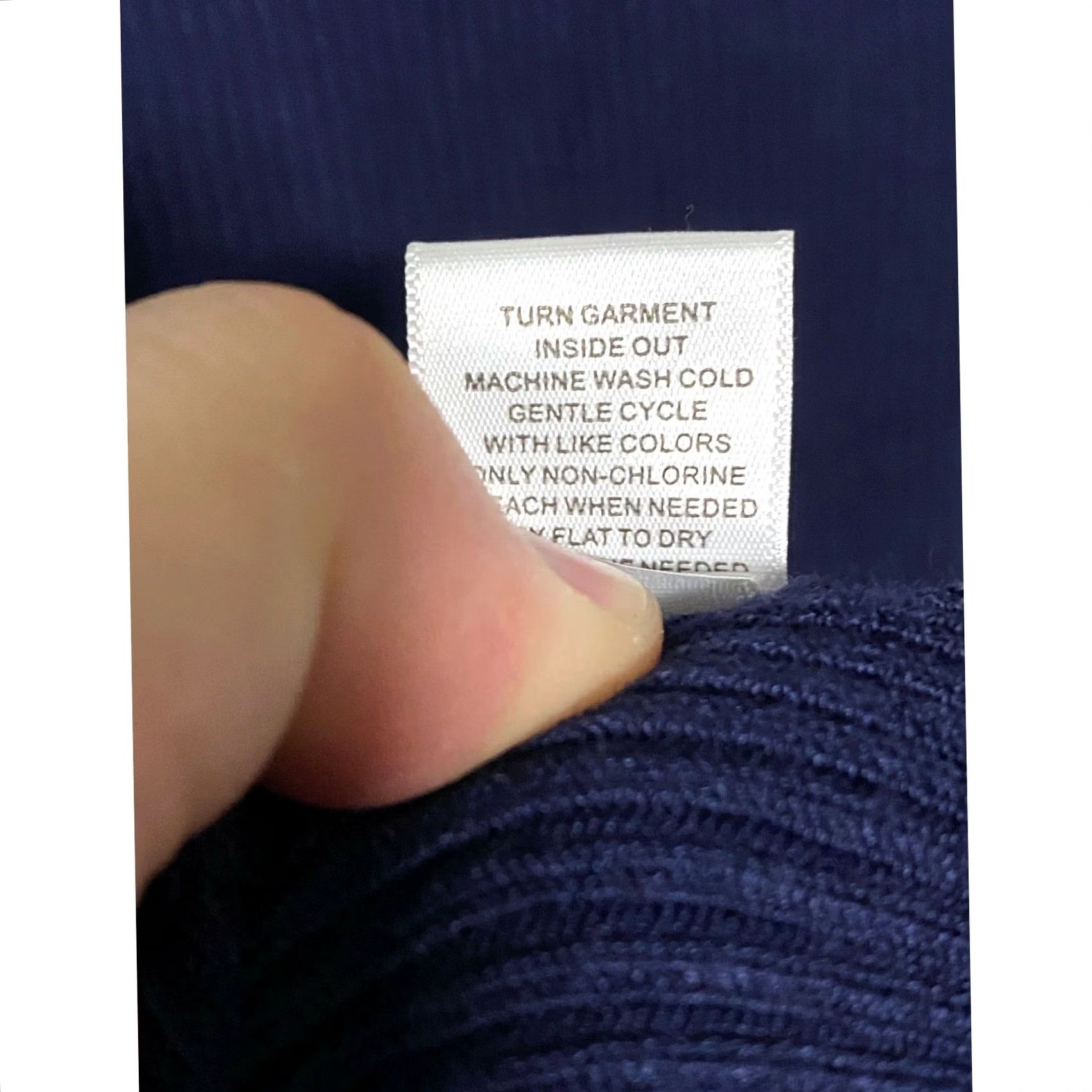 Vintage New York & Co Knit Top S Blue Navy Ribbed Career Casual Preppy Y2K Button Cuffs Size S / US 4 / IT 40 - 7 Thumbnail