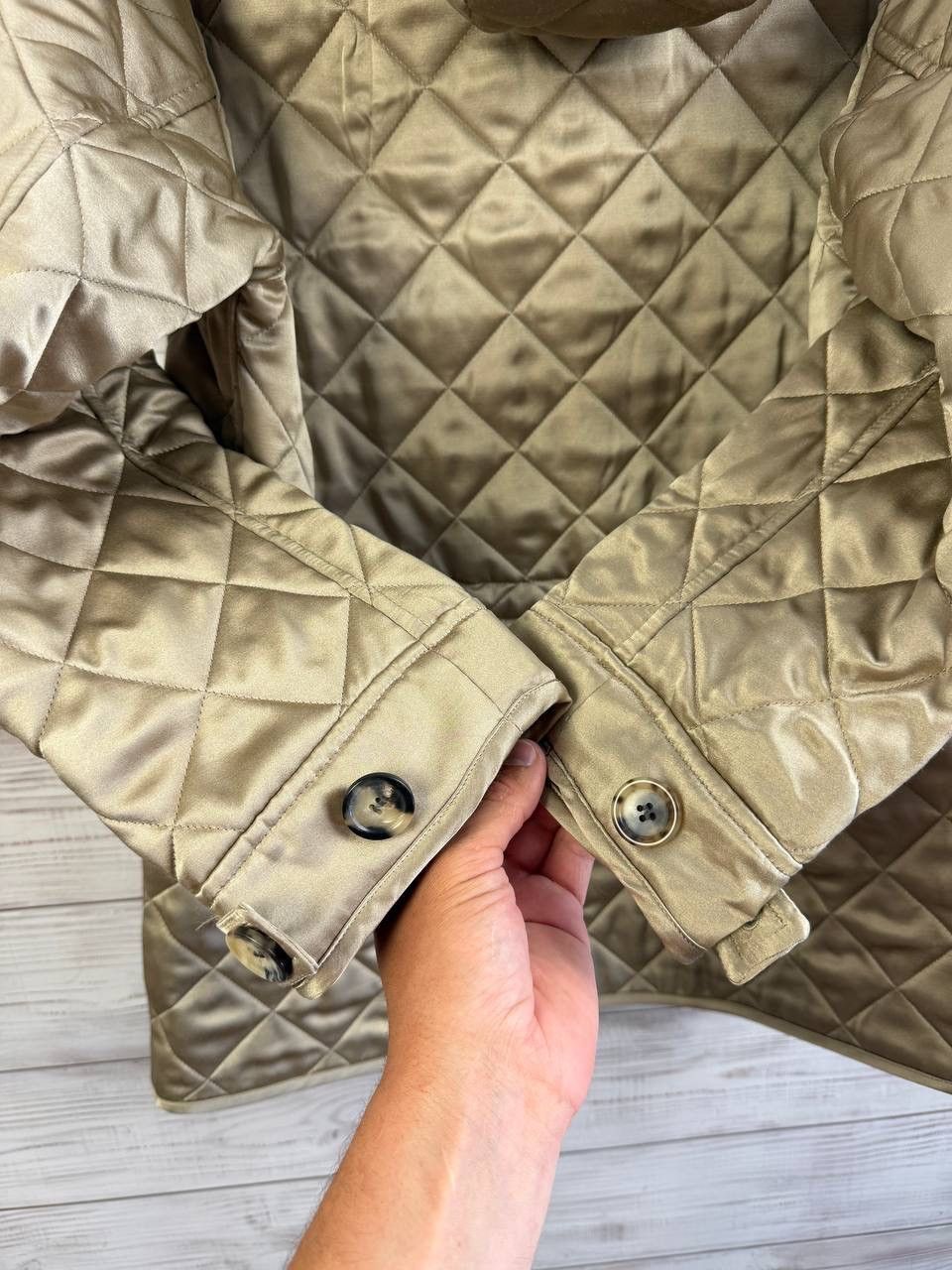 Loro Piana Vintage Loro Piana Quilted Jacket Coat Beige Button Size 40 Size S / US 4 / IT 40 - 9 Thumbnail