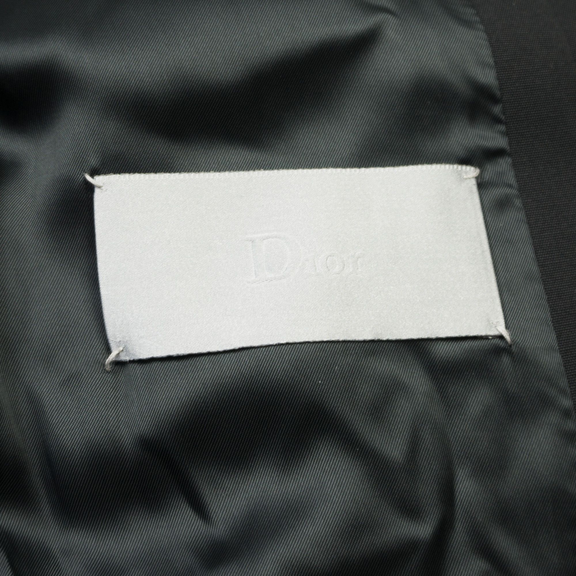 Dior × Hedi Slimane Dior Homme AW02 "Reflexion" Leather Detail Jacket Size US M / EU 48-50 / 2 - 13 Thumbnail