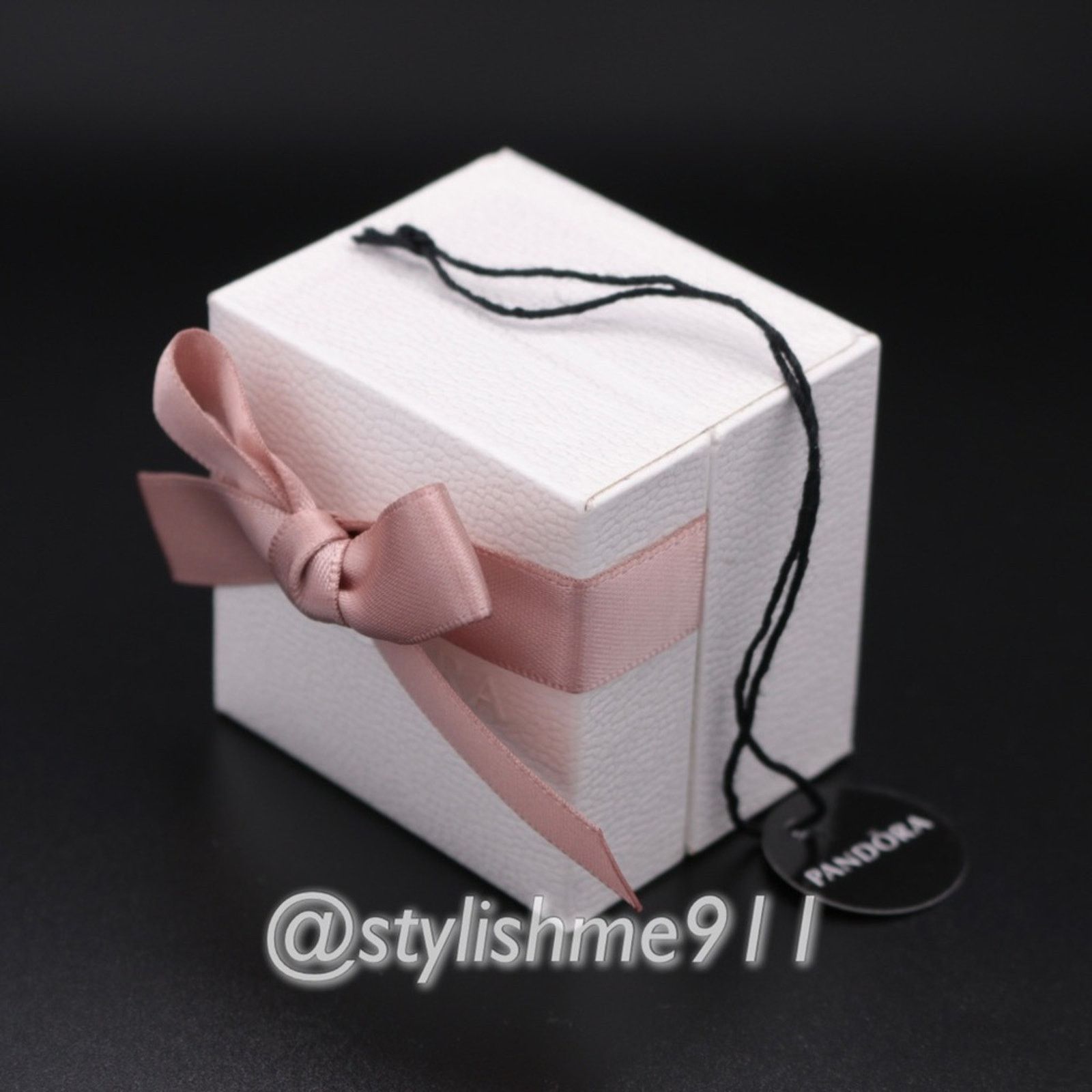 pandora Pandora Charm / Ring Gift Box with Pandora Tag and Bow Size ONE SIZE - 5 Thumbnail