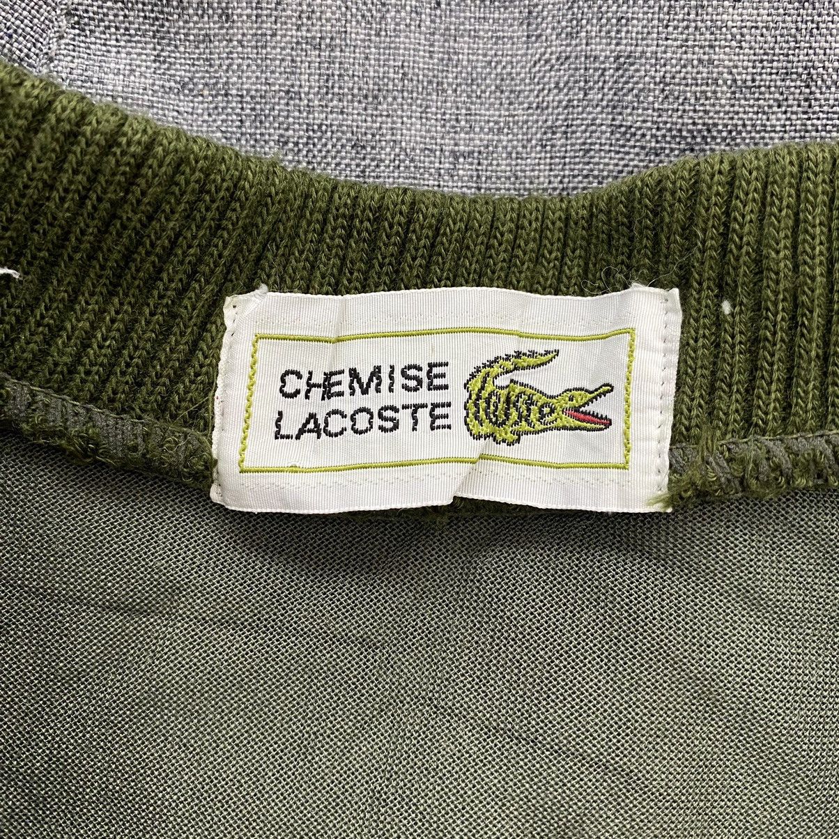 Lacoste CHEMISE LACOSTE Embroidered Logo V-neck Green Velvet Size US M / EU 48-50 / 2 - 4 Thumbnail
