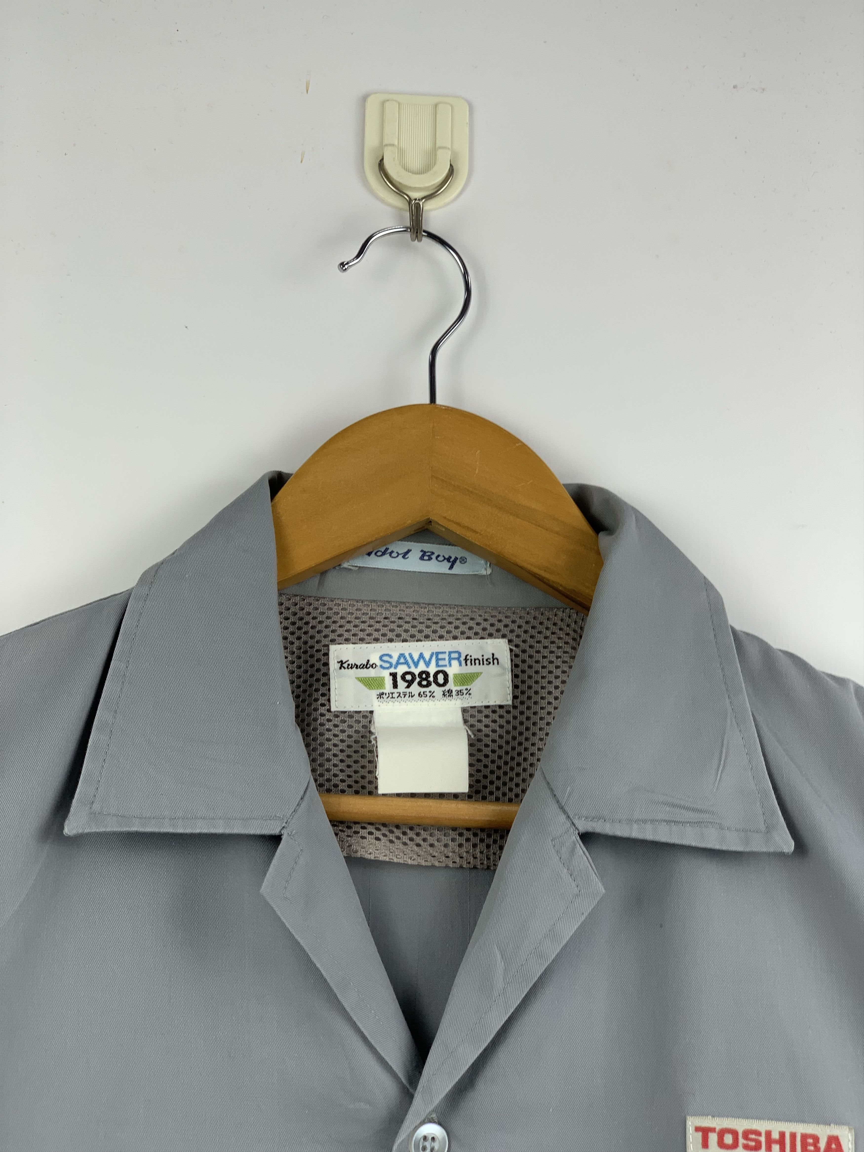Vintage Vintage Toshiba Worker Denim worker Jacket J1603 Size US M / EU 48-50 / 2 - 8 Thumbnail