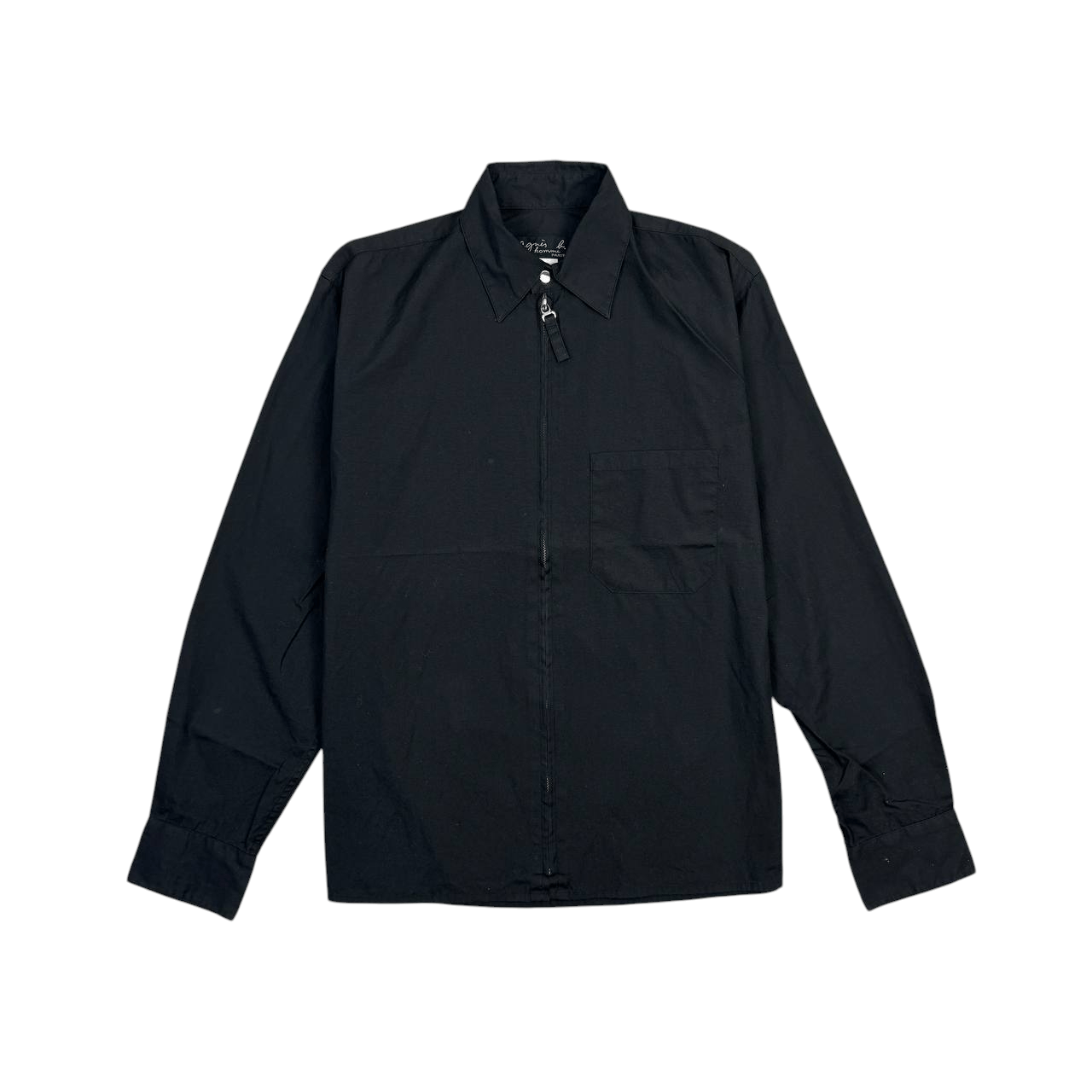 Agnes B. Zipper Long Sleeve Shirt