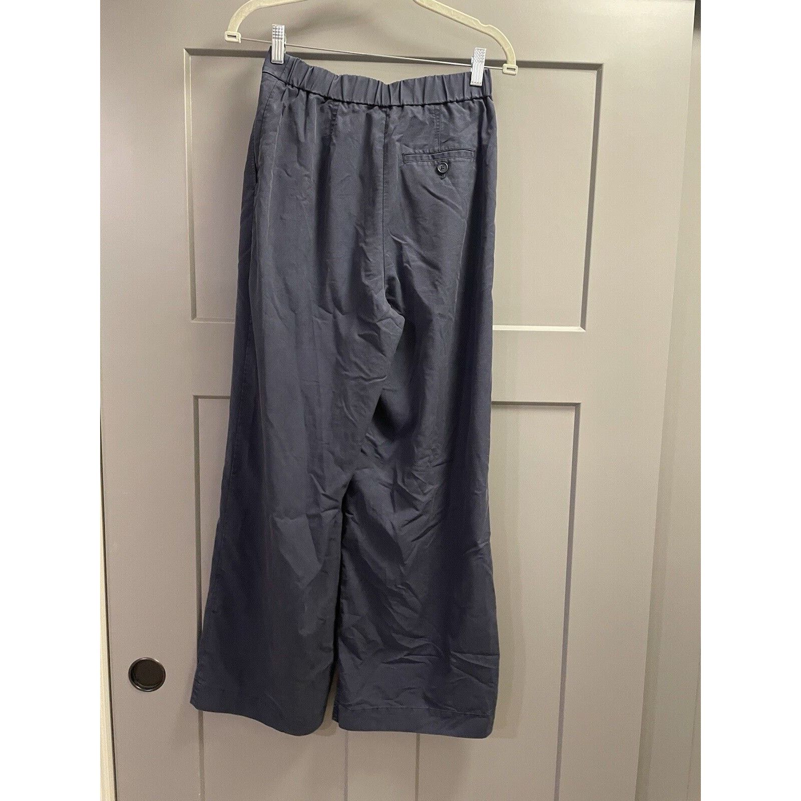 Kit and Ace Kit and Ace SUBLIME Trouser High Waisted Wide Leg Navy Size 27" / US 4 / IT 40 - 5 Thumbnail