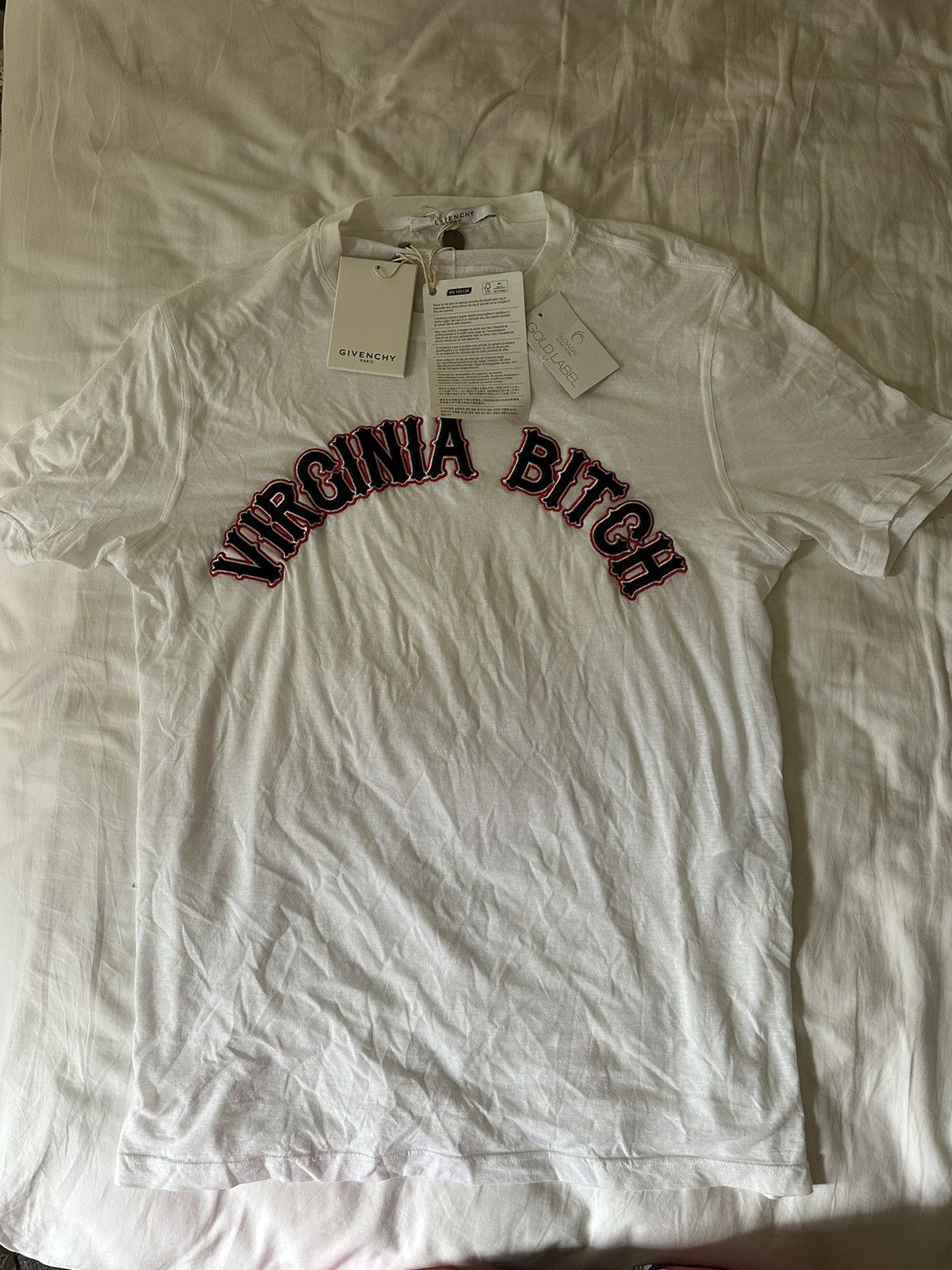 Givenchy Givenchy white “Virginia Bitch” shirt Size US L / EU 52-54 / 3 - 2 Thumbnail