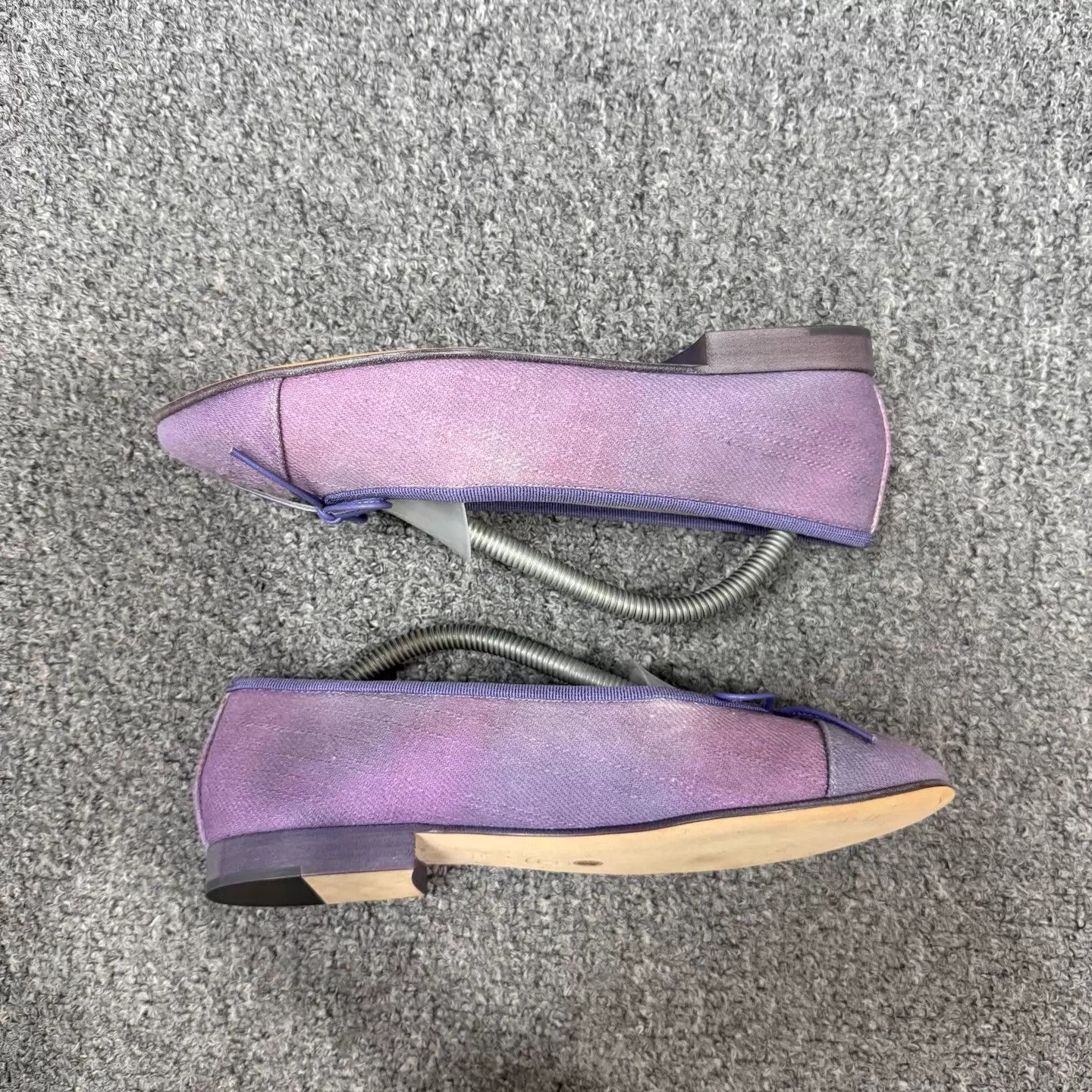 Chanel Chanel Purple Denim Ballet Flats Unused 36 Size US 5.5 / IT 35.5 - 5 Thumbnail
