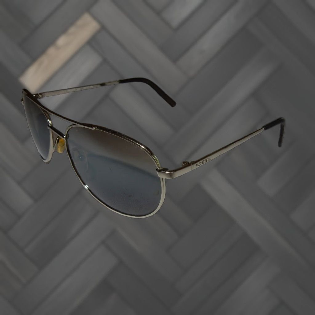 Fossil VINTAGE Fossil Sunglasses Women 58mm Silver Pilot 135 MS3833 040 Size ONE SIZE - 1 Thumbnail