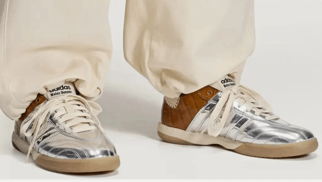 Adidas × Wales Bonner adidas originals x WALES BONNER SAMBA MN METALLIC US 11 Size US 11 / EU 44 - 1 Thumbnail
