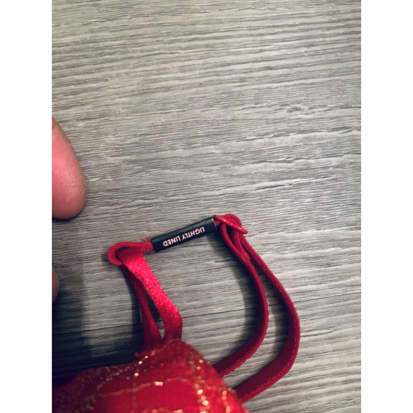 Victoria's Secret VINTAGE? Victoria's Secret PINK Pushup Bra 34C Red Womens Underwired Cup C 34 Supportive Lift Size ONE SIZE - 2 Thumbnail
