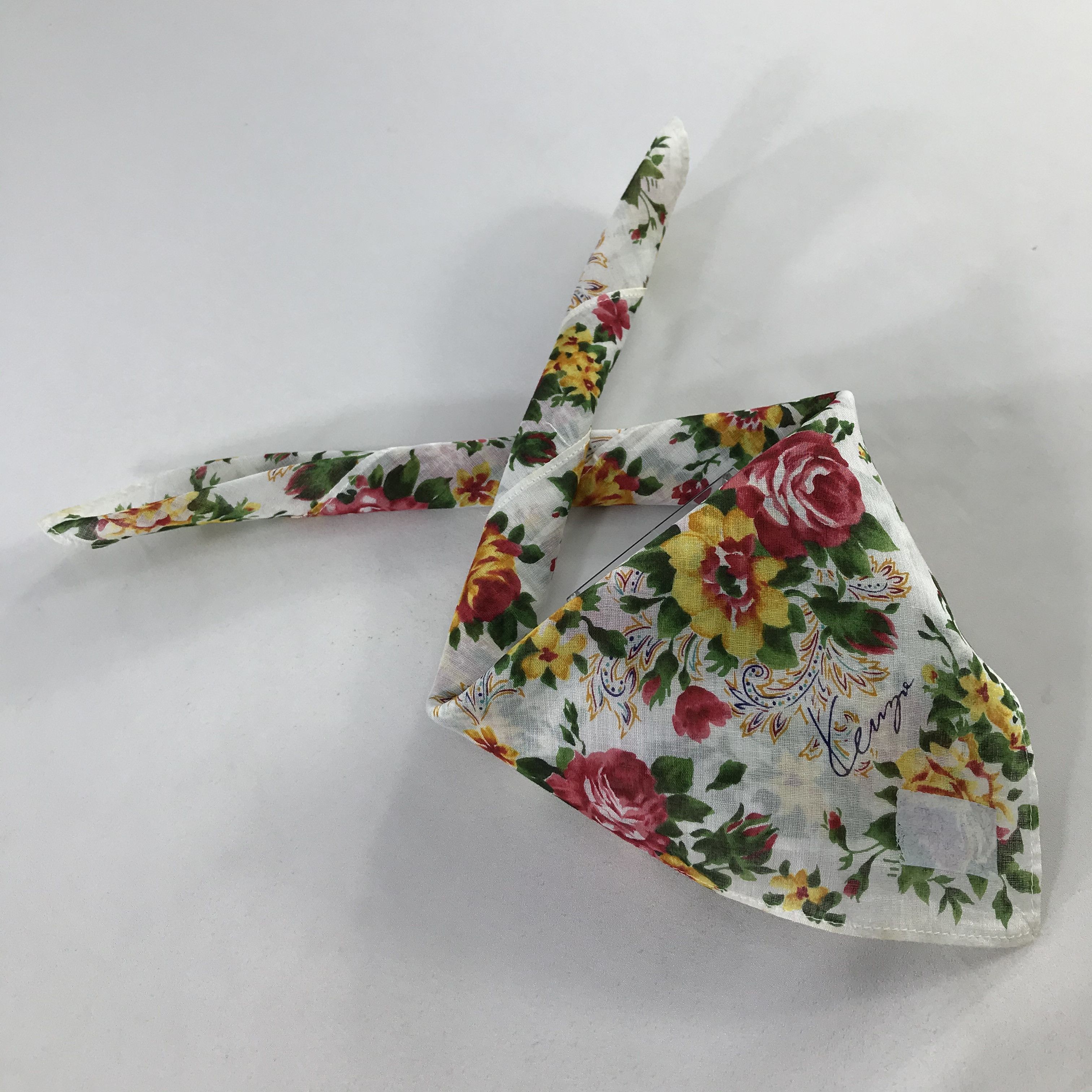 Kenzo × Vintage Kenzo Bandana / Handkerchief / Neckerchief - S1095 Size ONE SIZE - 4 Thumbnail