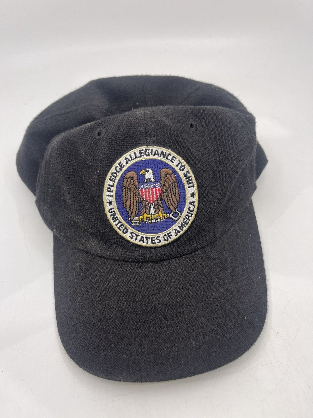 Supreme Supreme Pledge Allegiance 6-Panel Black Size ONE SIZE - 1 Thumbnail