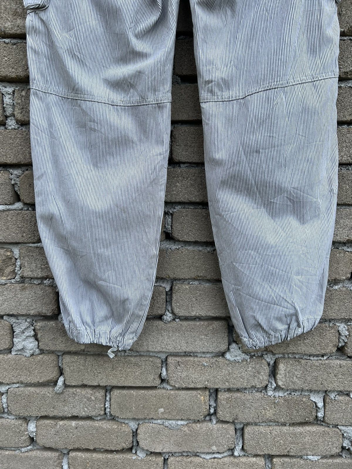 Japanese Brand Dogman Hickory Stripe Workwear Pants Waist 36" Size US 36 / EU 52 - 8 Thumbnail