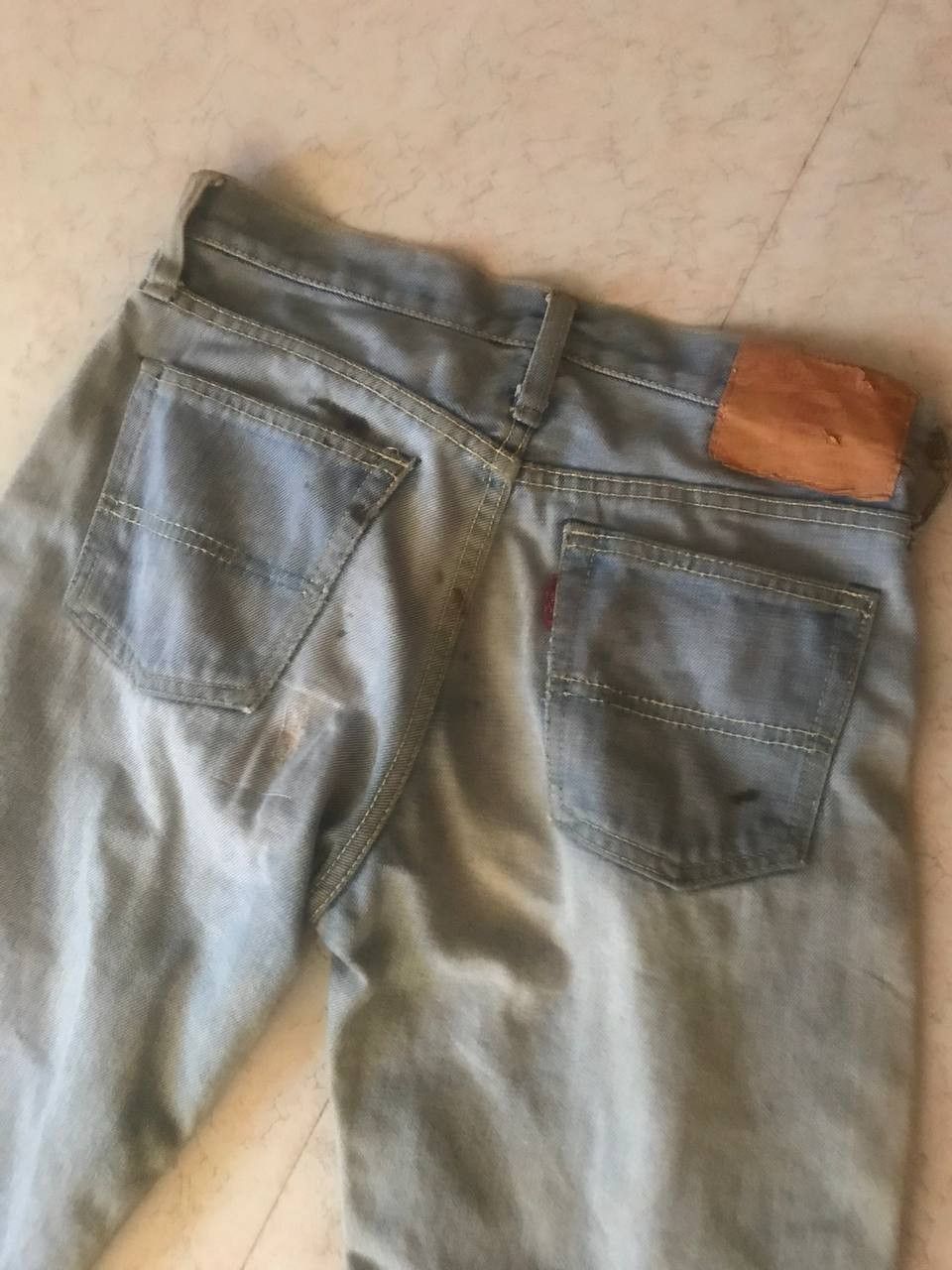 If Six Was Nine × Vintage Vintage 70s Bigstone Flared Washed Denim Size US 28 / EU 44 - 4 Thumbnail